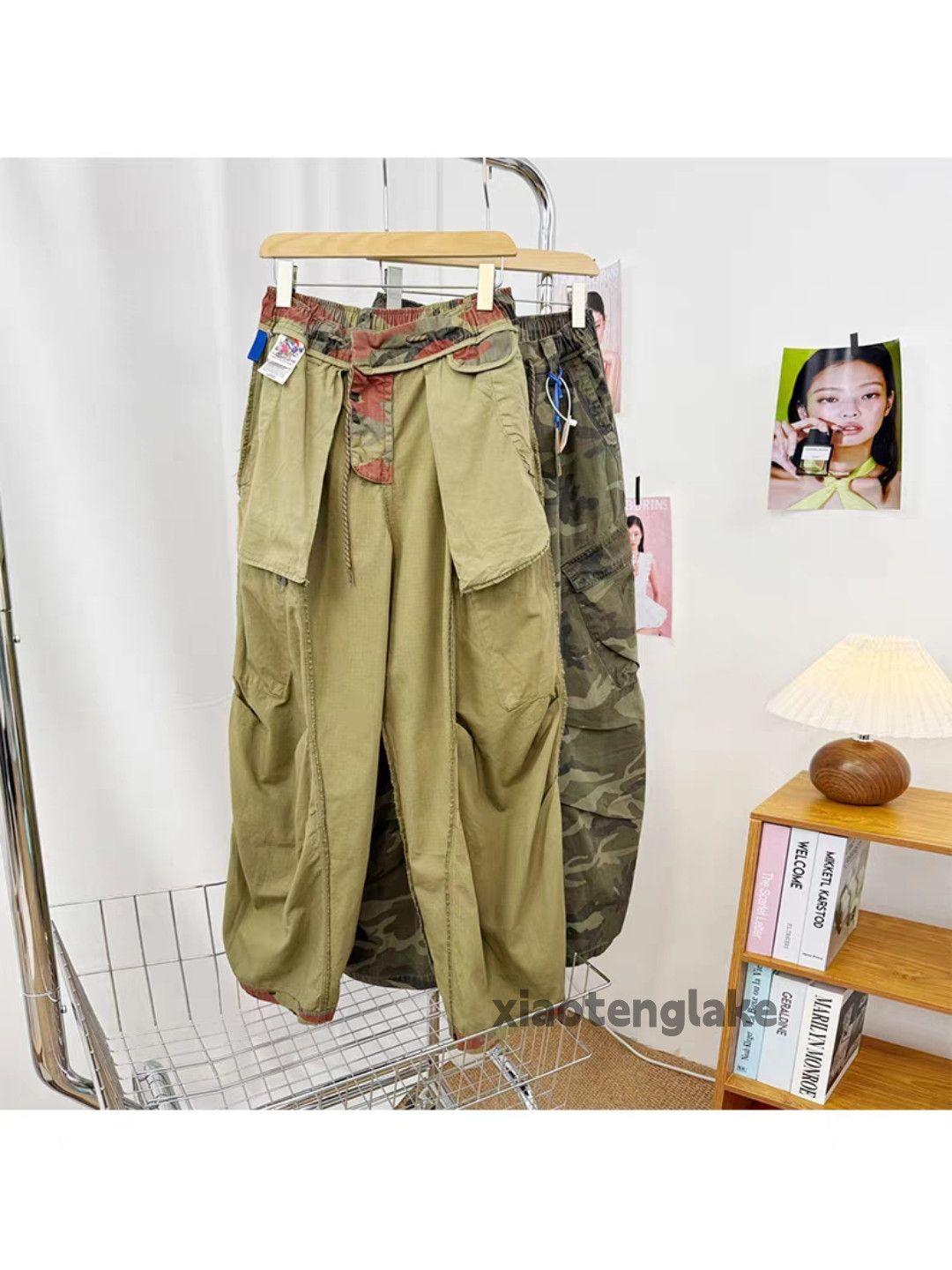 Vintage Utility loose baggy skate hiphop cargo military pants Size US 32 / EU 48 - 4 Thumbnail