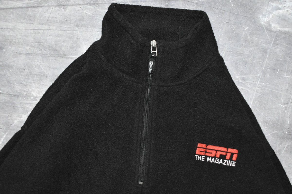 Vintage Vintage ESPN Magazine Fleece Halfzip Pullover (XL) Size US XL / EU 56 / 4 - 4 Thumbnail