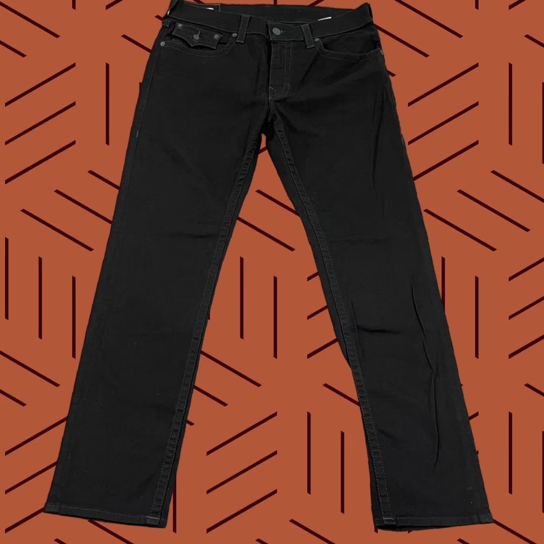 True Religion TRUE RELIGION Jeans Mens 36x32 Black Rocco Relaxed 5-Pocket Skinny Denim Pants Size US 36 / EU 52 - 1 Thumbnail