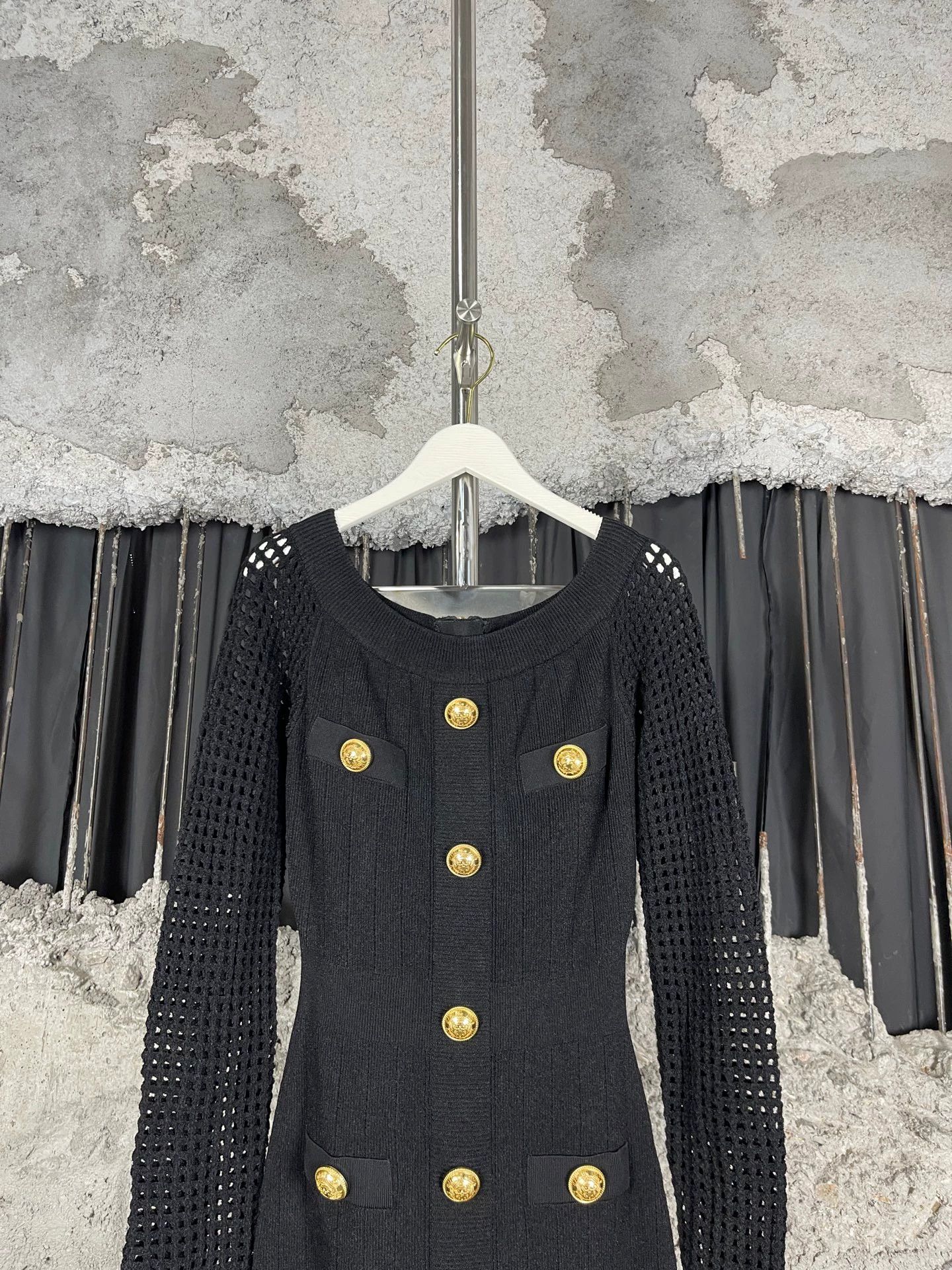 Balmain Balmain Gold Button Dress 36 New Size XS / US 0-2 / IT 36-38 - 3 Thumbnail