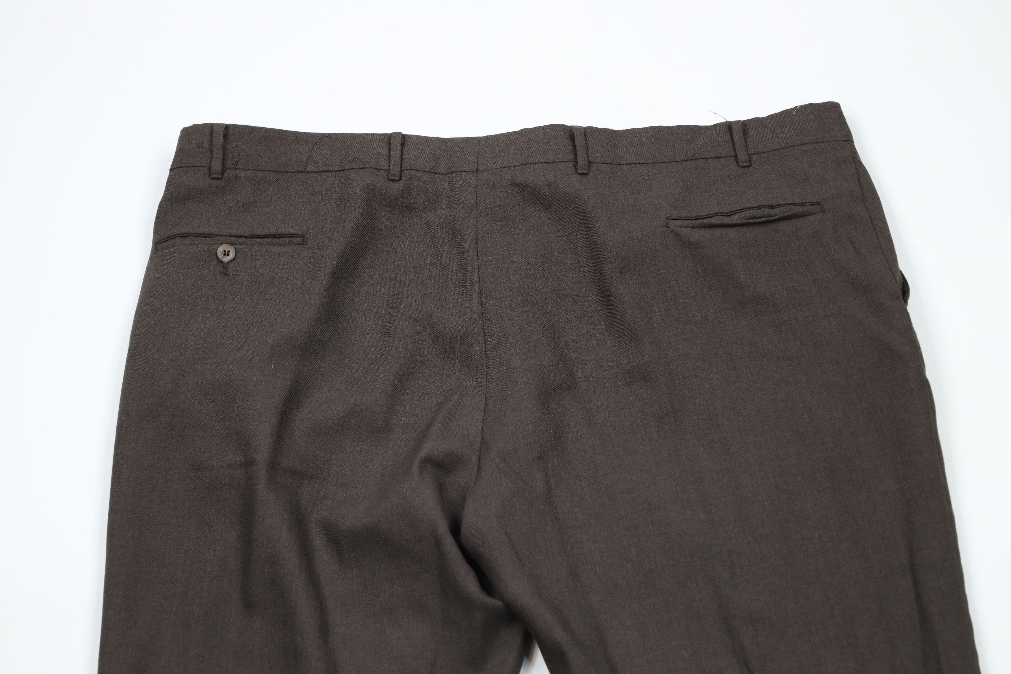 Vintage Vintage 70s Streetwear Leg Chino Pants Trousers Brown USA Size US 44 / EU 60 - 10 Thumbnail