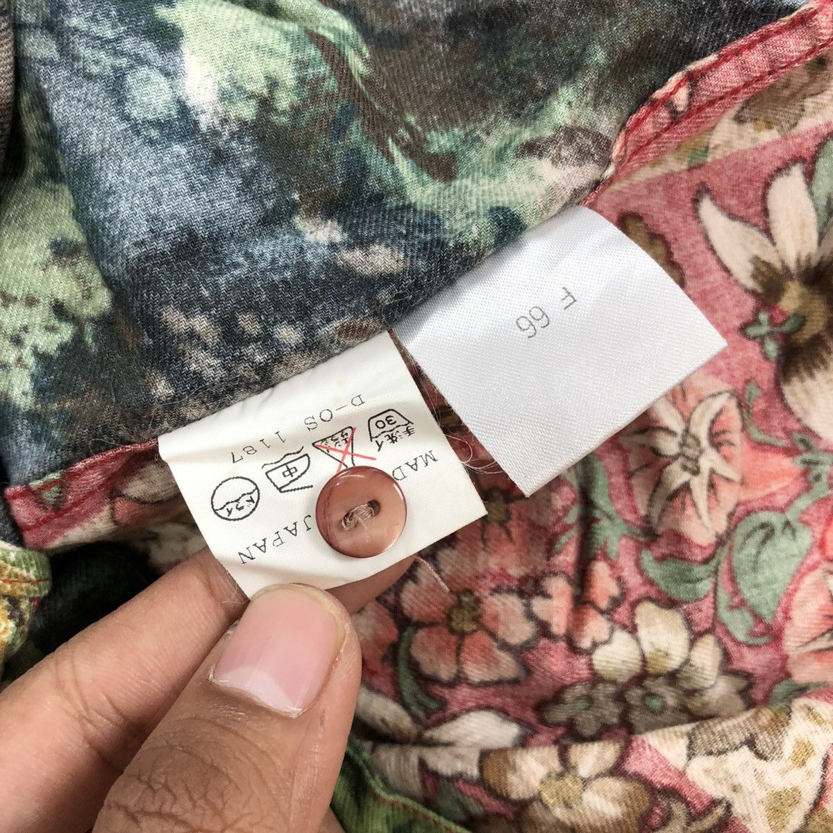 Kenzo × Vintage 1990s Kenzo Paris Seaside Village View Floral 3D Print Shirt Size US L / EU 52-54 / 3 - 6 Thumbnail