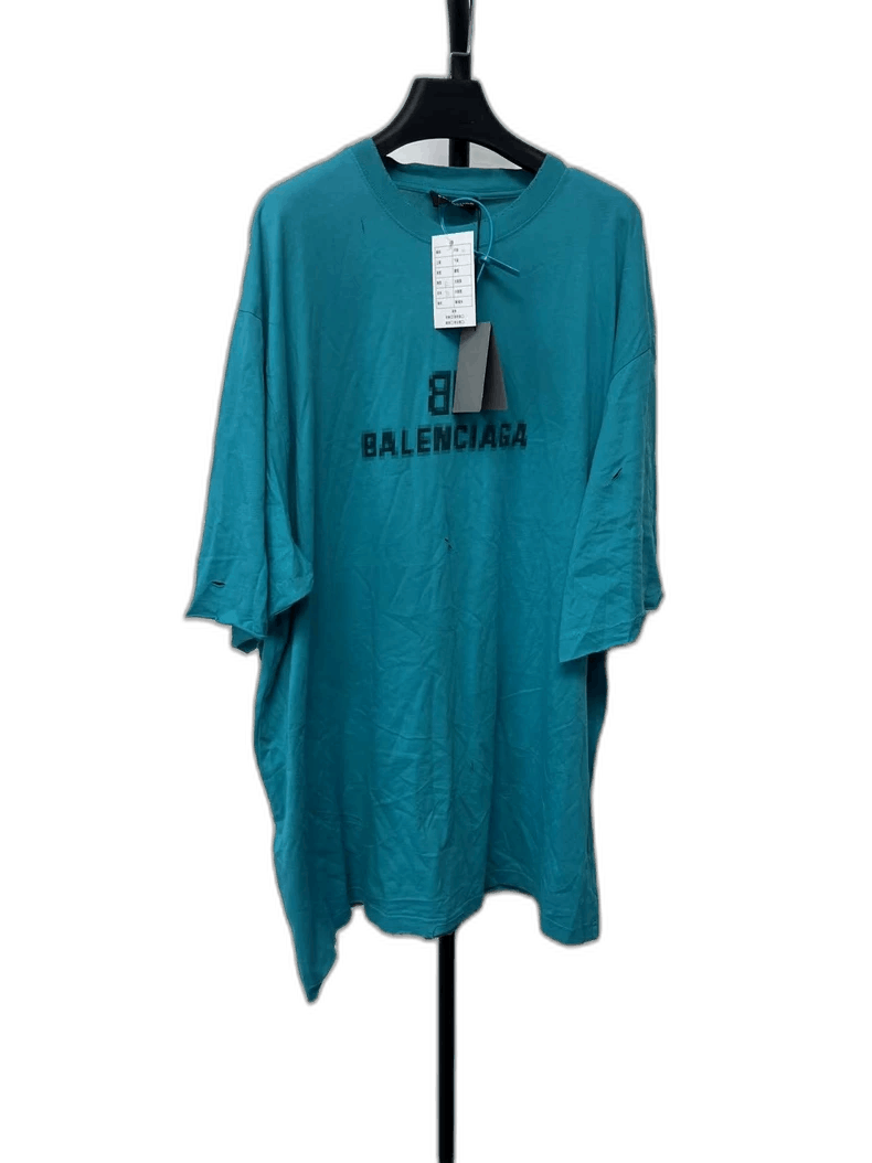 Balenciaga Balenciaga balenciaga oversized distressed logo tshirt -25 Size US M / EU 48-50 / 2 - 1 Thumbnail