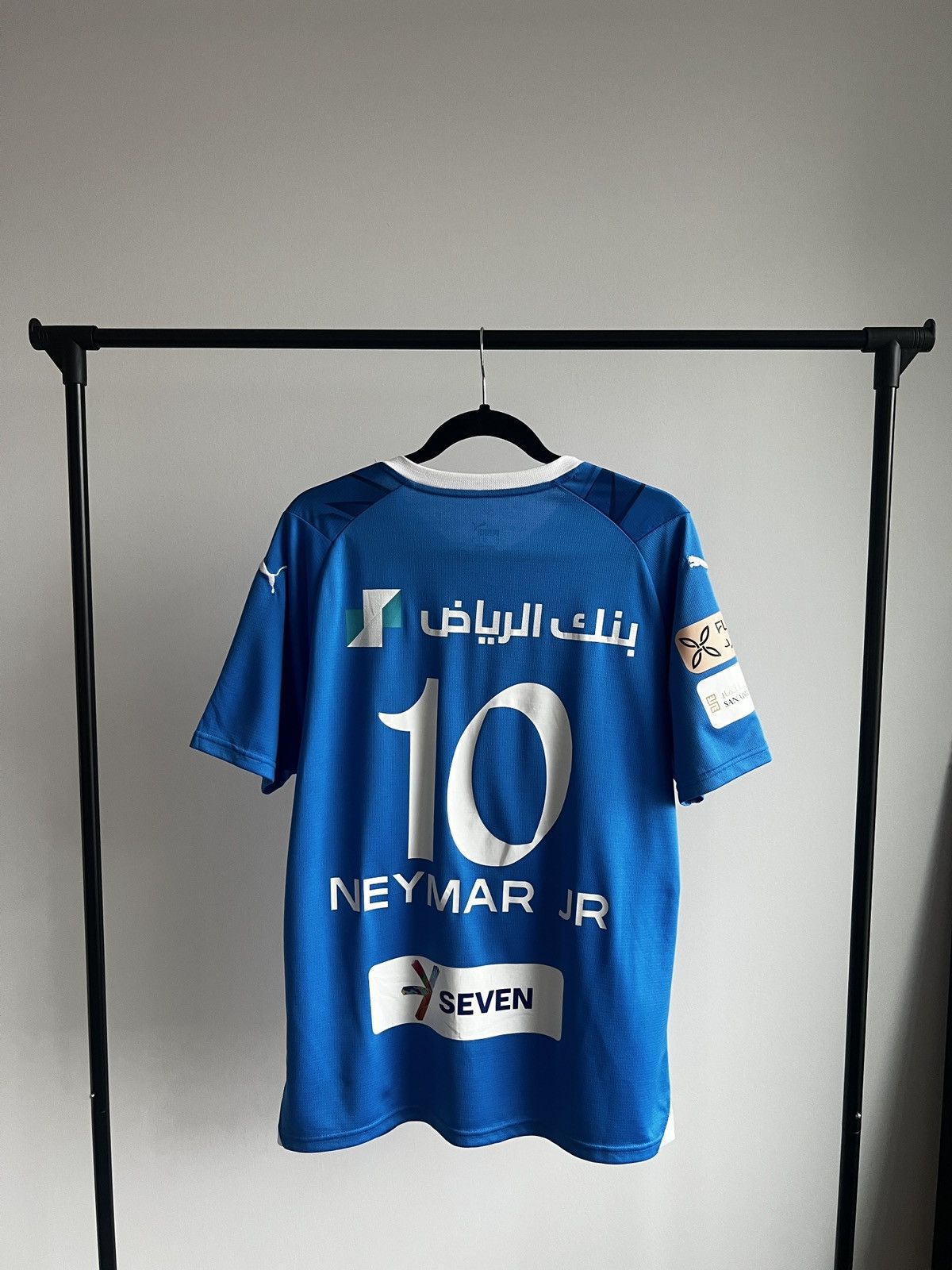 Puma 2023/24 Puma Al Hilal #10 Neymar Junior Home Soccer Jersey Size US L / EU 52-54 / 3 - 1 Thumbnail