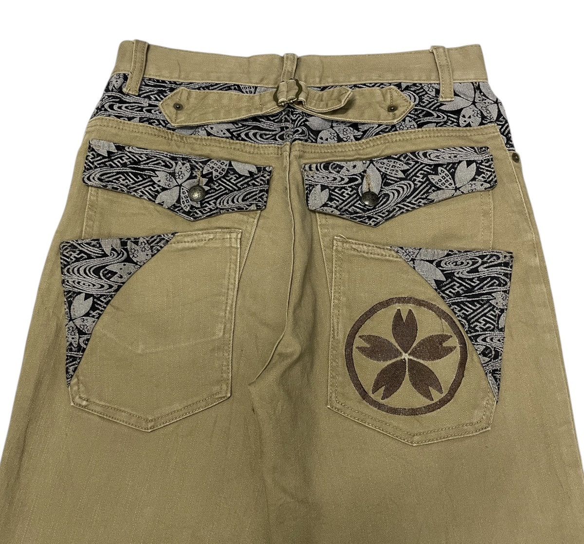 PPFM Vintage Sukajan Jeans Multi Pockets Evisu Style Size US 29 - 9 Thumbnail