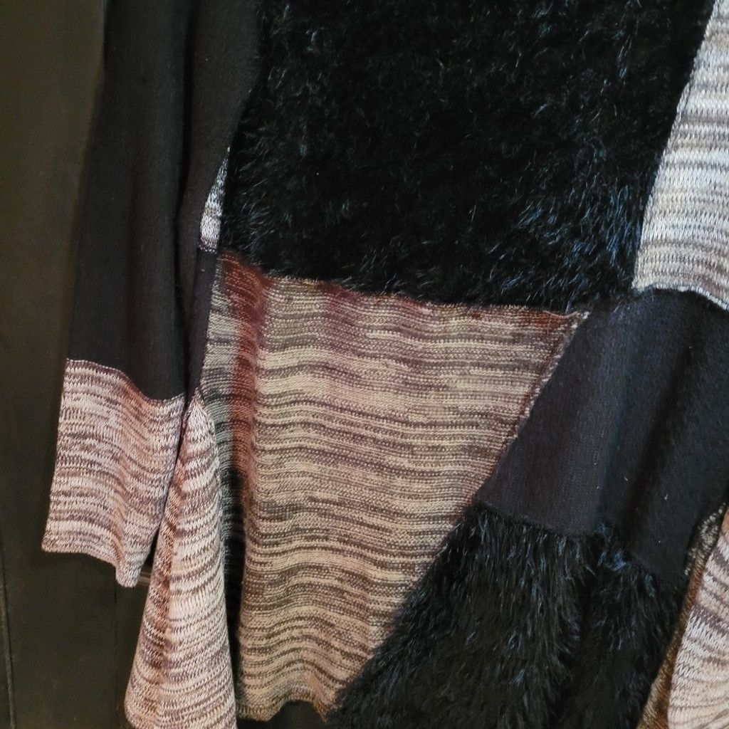 Style & Co Style & Co., sweater top, patchwork, nwot, Size Large Size L / US 10 / IT 46 - 5 Thumbnail