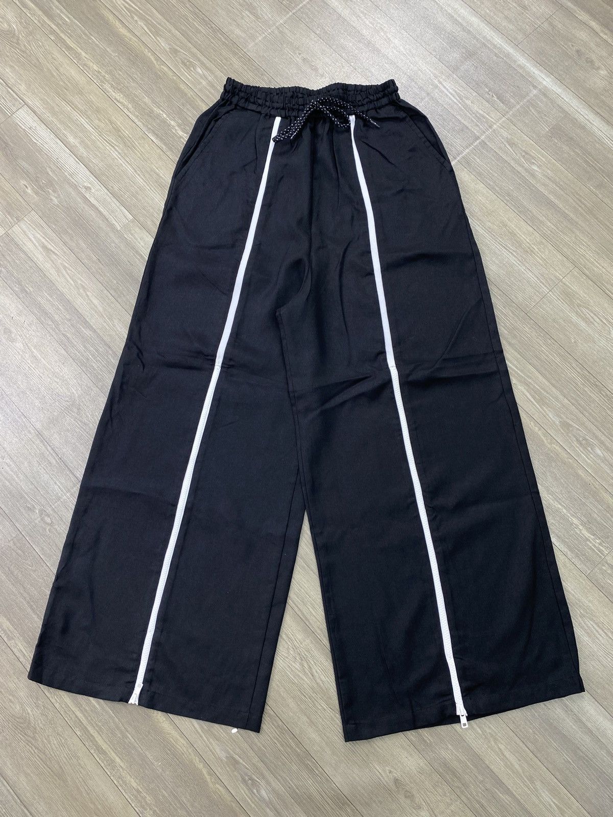gomme Designer Gomme Zipper Coolane Wid Leg Pants Size US 30 / EU 46 - 2 Thumbnail