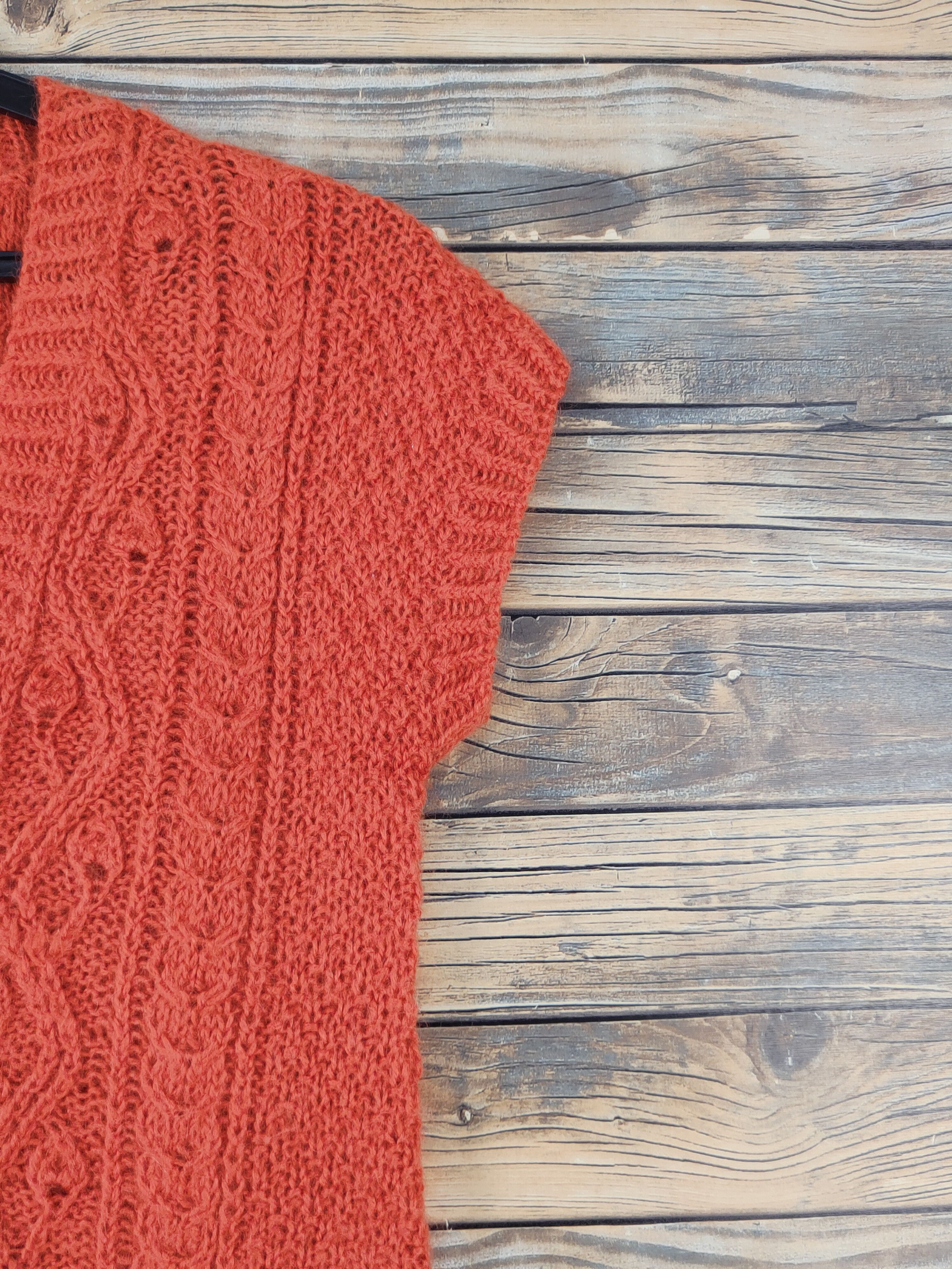 Japanese Brand Japanese Brand Orange Knitwear Sweater Vests #W1286 Size S / US 4 / IT 40 - 6 Thumbnail