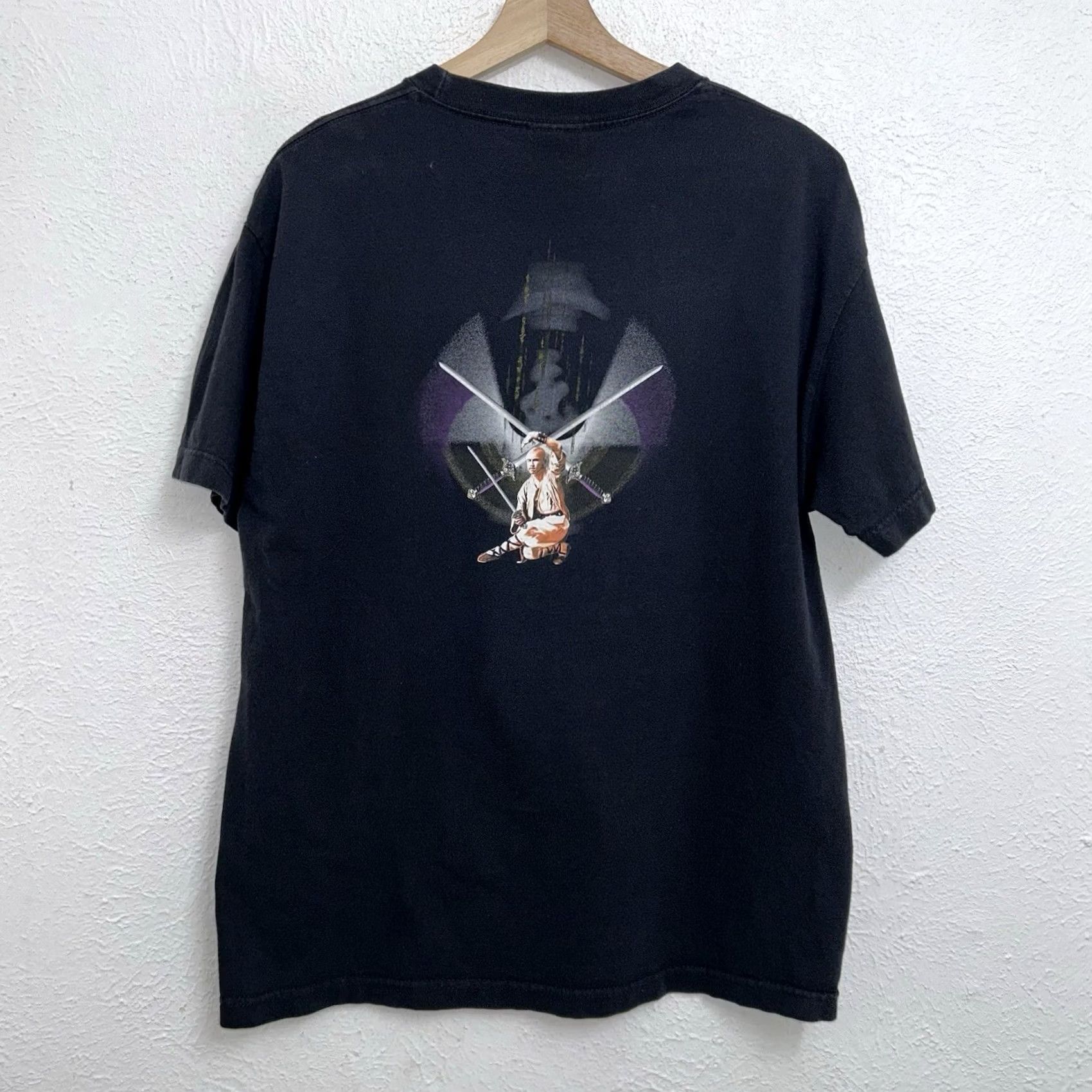 Vintage Vintage Shaolin Kendo Monk T-Shirt Black Short Sleeve Size Large Tee Size US L / EU 52-54 / 3 - 2 Thumbnail