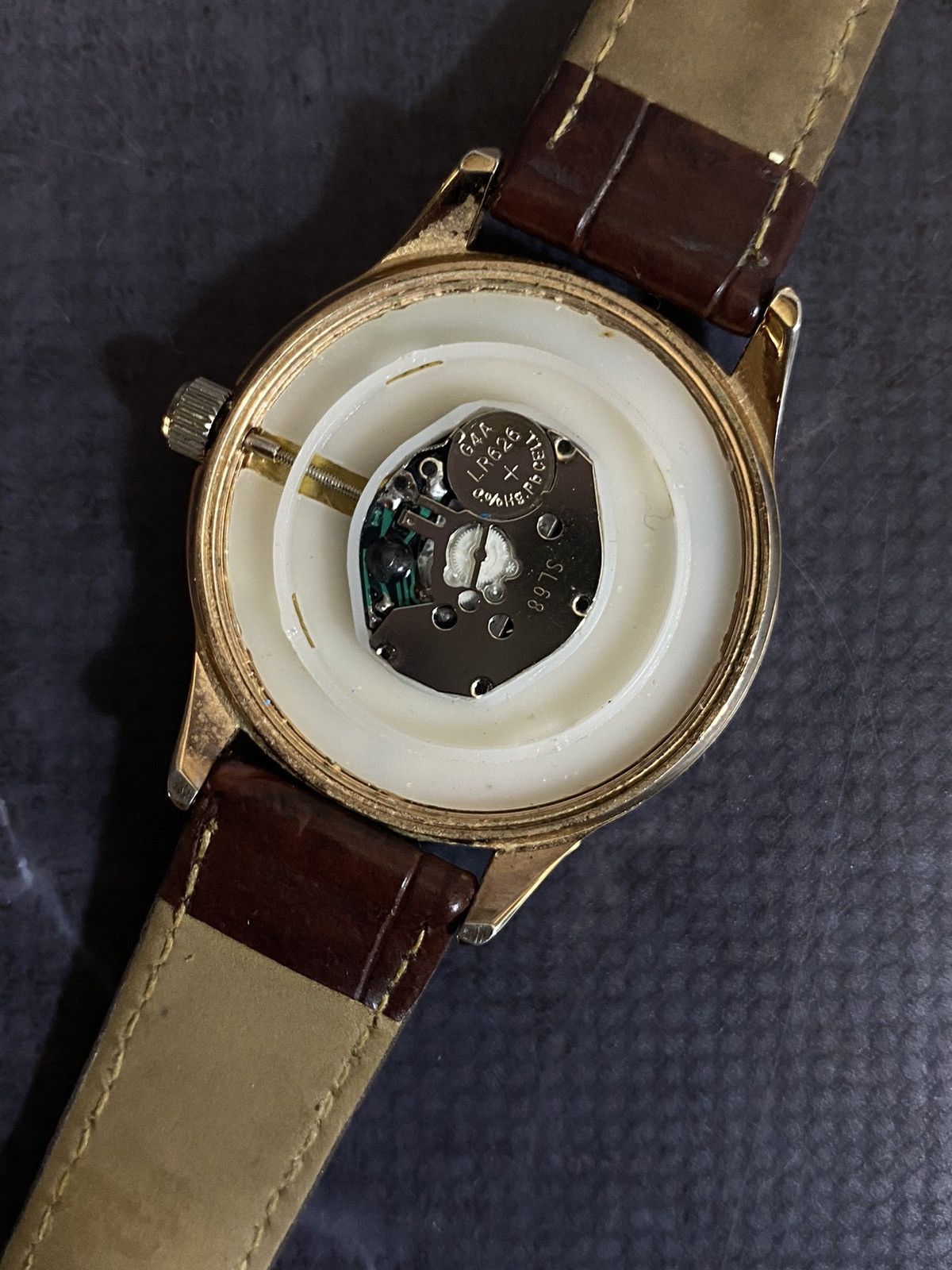 Japanese Brand × Vintage Omax Classic Leather Strap Watch Japanese Brand Size ONE SIZE - 11 Thumbnail