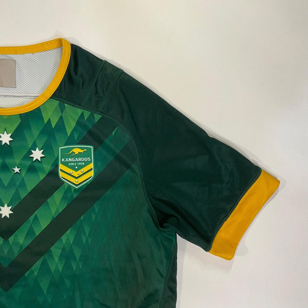 Other Australia Wallabies green and yellow rugby jersey shirt tee Size US XL / EU 56 / 4 - 4 Thumbnail