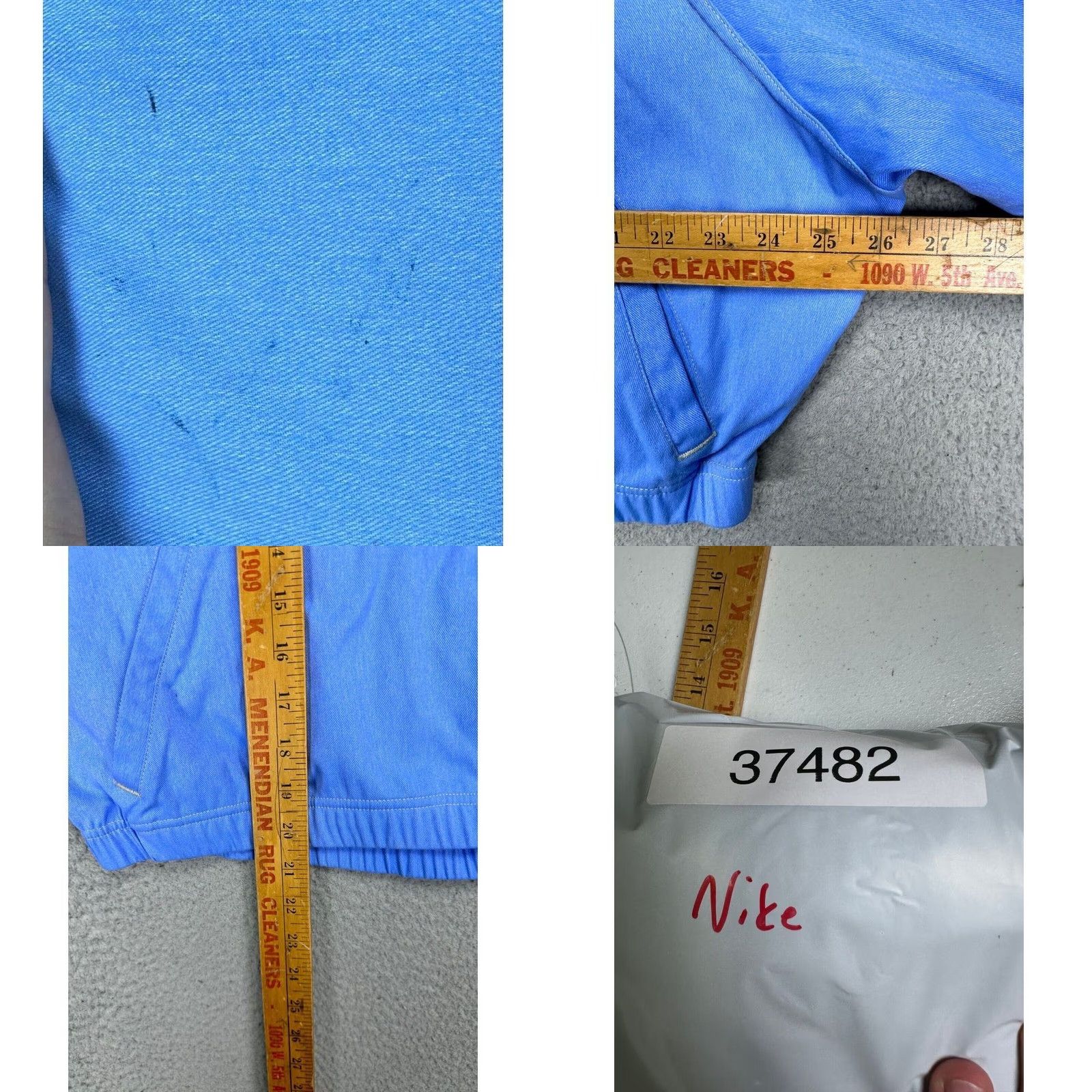 Nike Nike Jacket Women L Blue Dri-Fit Tennis Crop Nylon Blend Full Zip Activewear Size L / US 10 / IT 46 - 8 Thumbnail