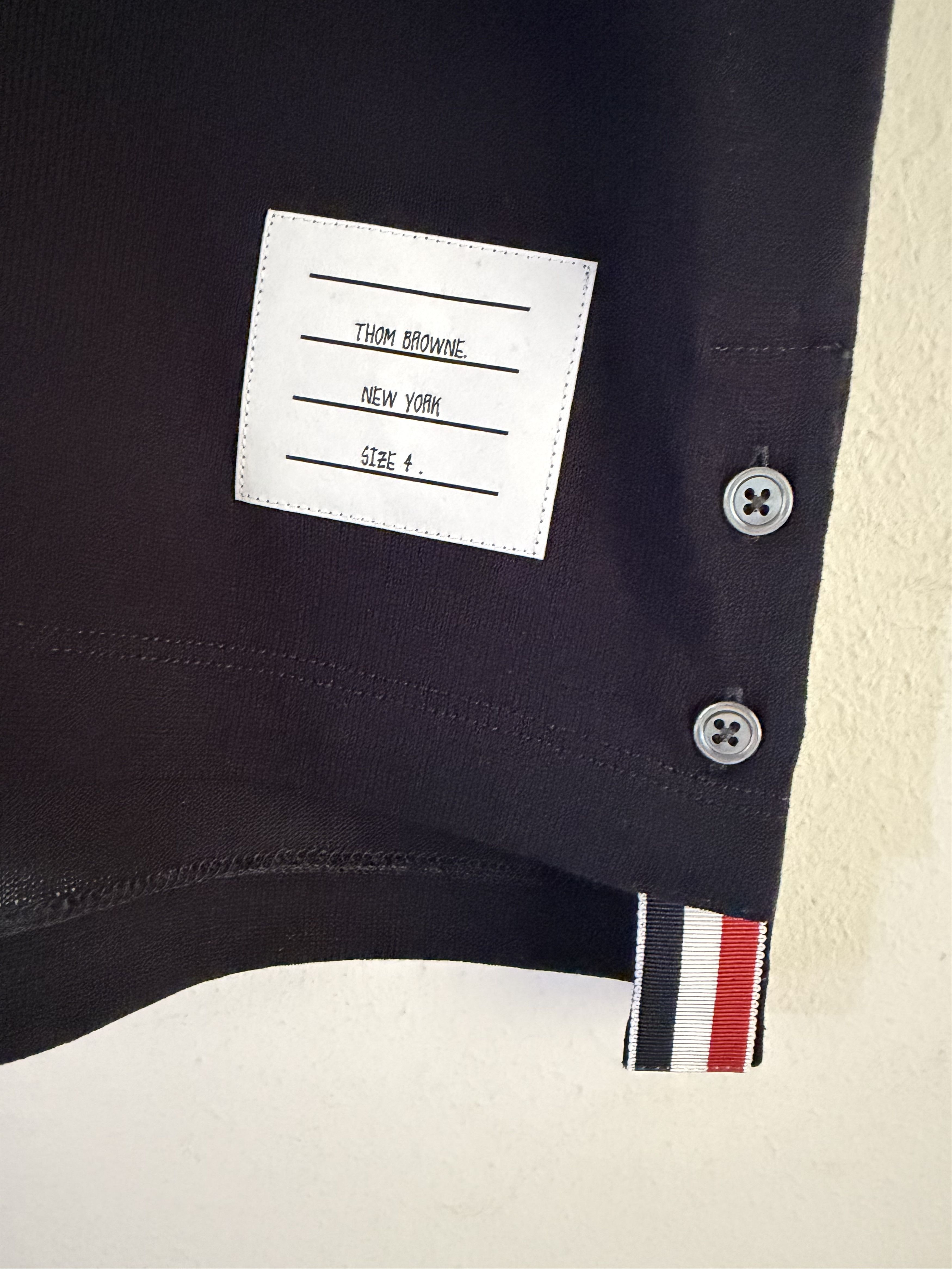 Thom Browne Thom Browne RWB Navy Polo Size US XL / EU 56 / 4 - 3 Thumbnail