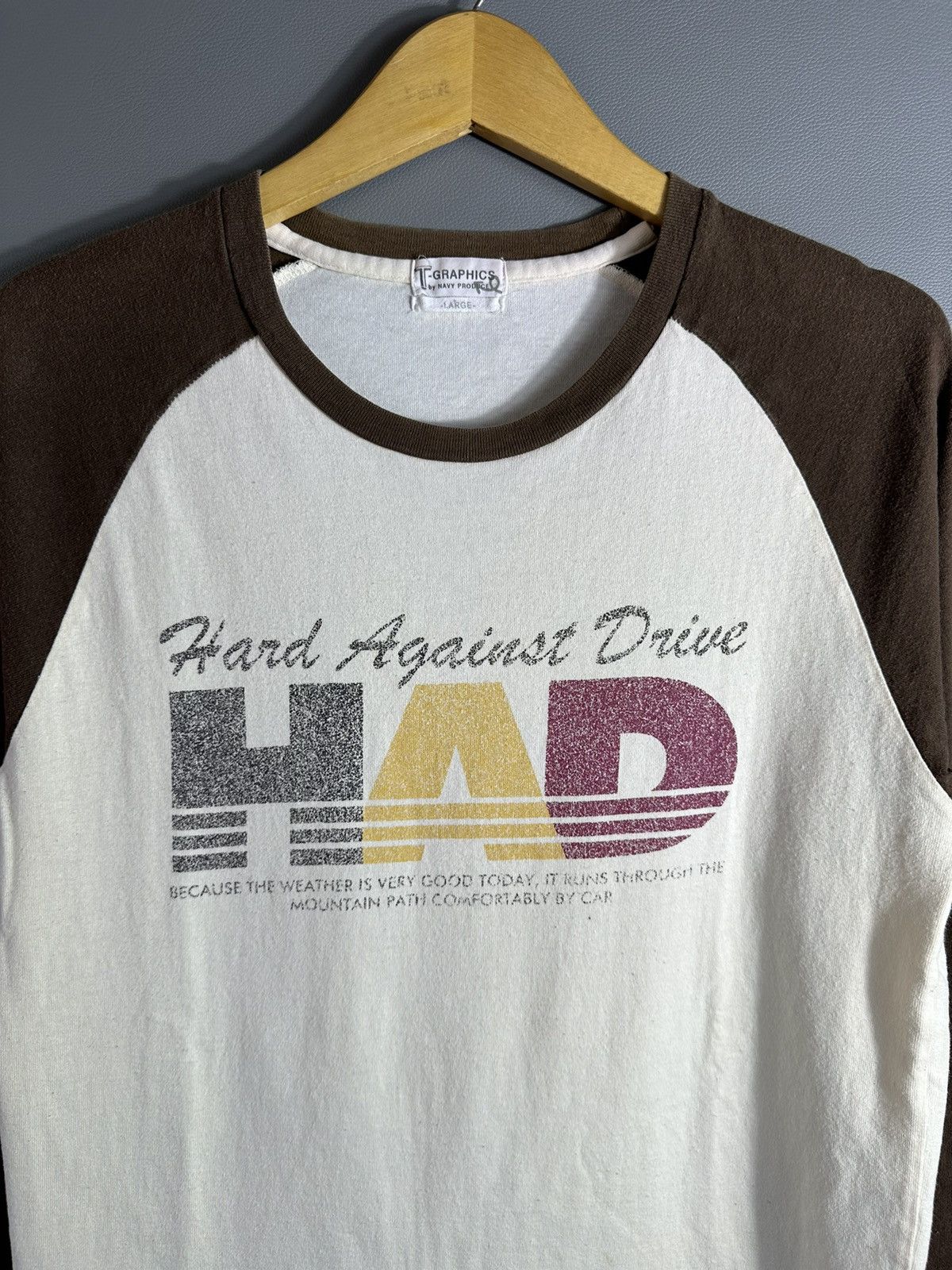 Beauty Beast × If Six Was Nine × Japanese Brand HARD AGAINTS DRIVE POEM LONG SLEEVE FADED IFSIX LGB STYLE Size US M / EU 48-50 / 2 - 4 Thumbnail