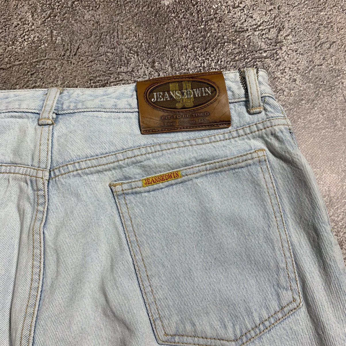 Vintage Vintage 90s Edwin Light Wash Baggy Jeans Archive Japanese 36 Size US 36 / EU 52 - 7 Thumbnail