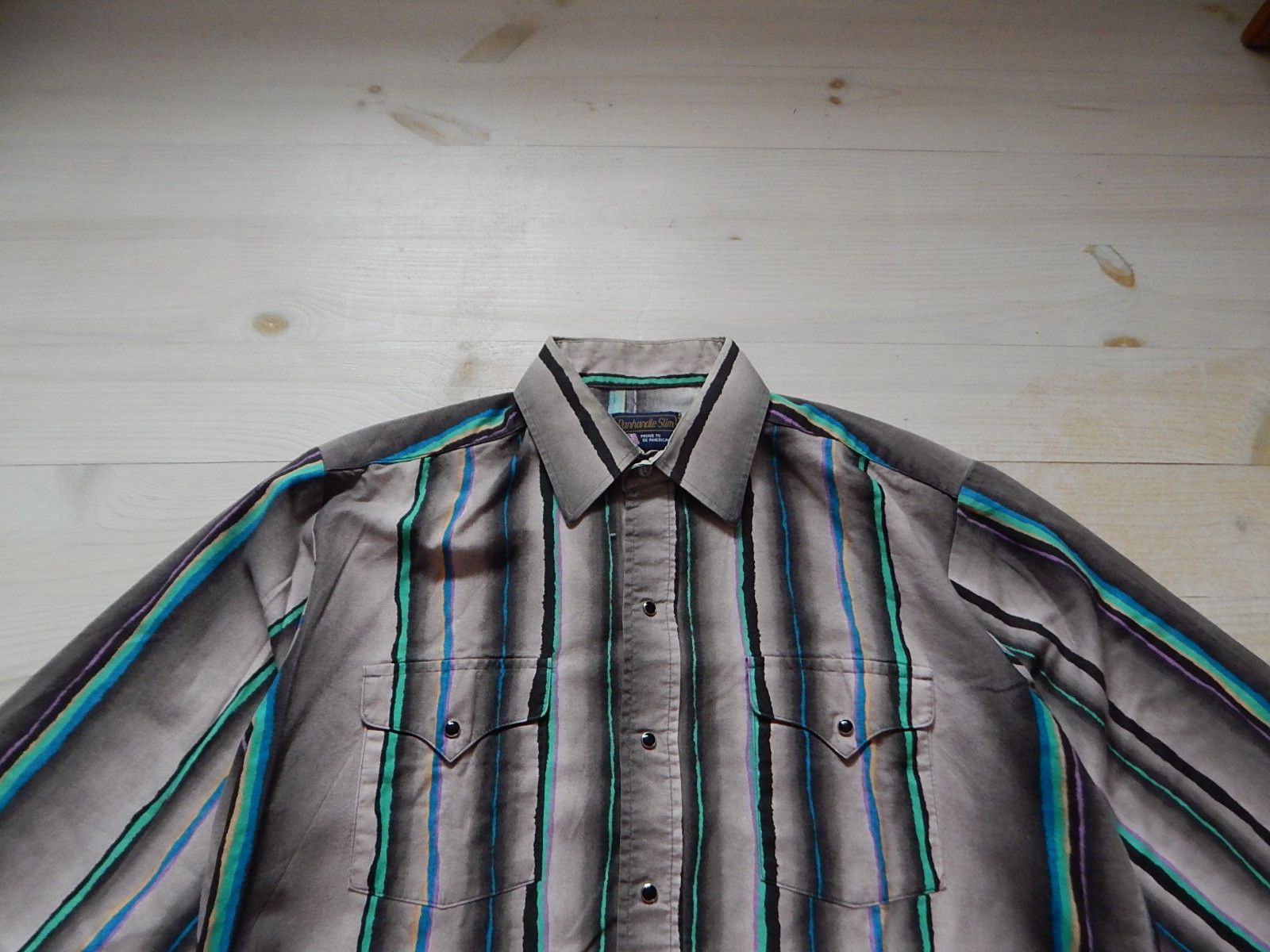 Cowboy Equipment vintage panhandle slim western shirt Size US L / EU 52-54 / 3 - 3 Thumbnail