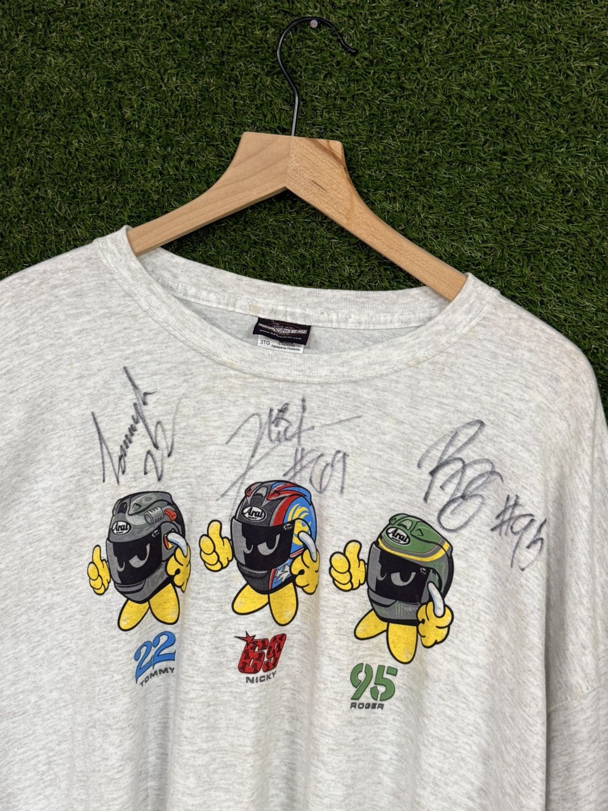Vintage RARE Vintage Hayden Moto GP Motorcycle Bro Race T Shirt 3XL Size US XXL / EU 58 / 5 - 2 Thumbnail