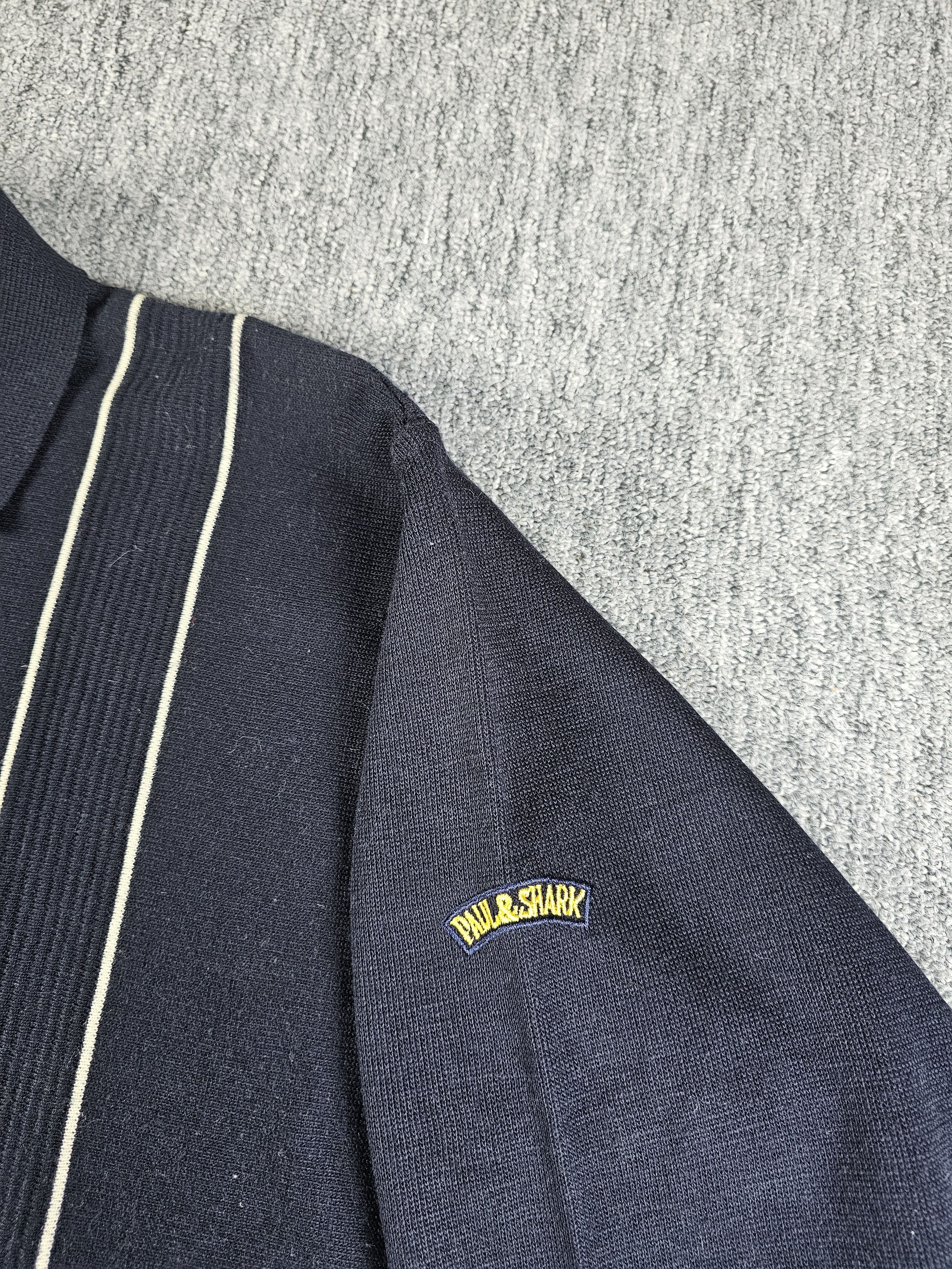 Paul & Shark Paul & Shark Yachting Vintage Quarter Zip Knit Sweater Sz L Size US L / EU 52-54 / 3 - 6 Thumbnail