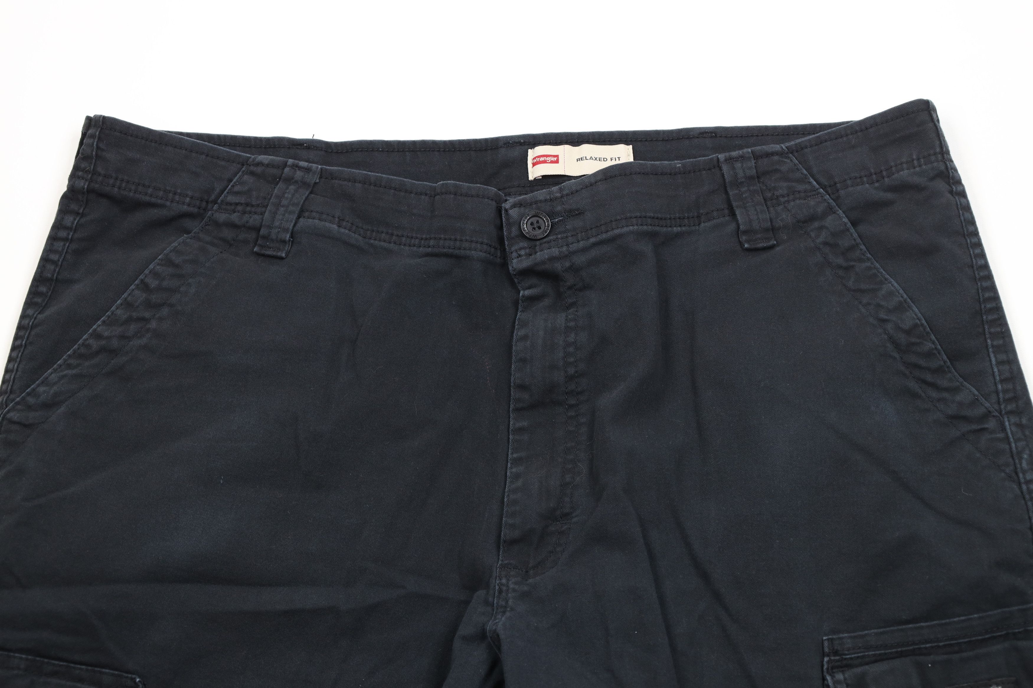 Wrangler Vintage Y2K Wrangler Relaxed Wide Leg Cargo Pants Black Size US 40 / EU 56 - 2 Thumbnail