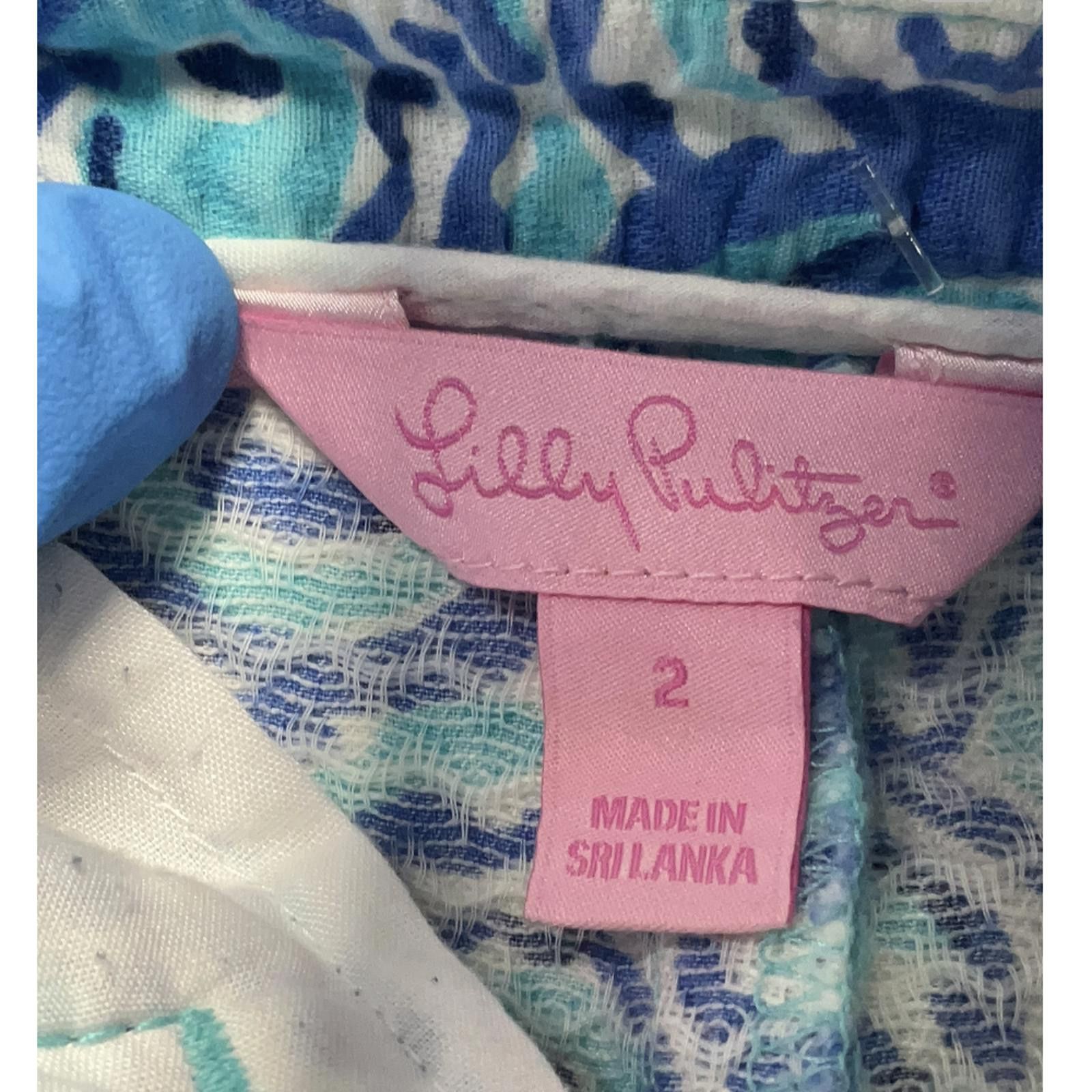 Other Lilly Pulitzer Women's Paisley Print Shorts Size 2 Size 26" / US 2 / IT 38 - 3 Thumbnail