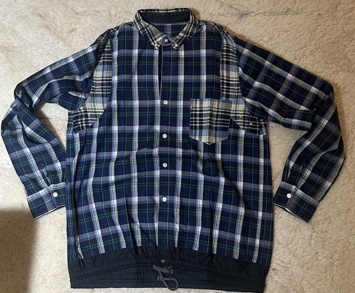 Sacai Blue Pattern Sacai Shirt Size US L / EU 52-54 / 3 - 1 Thumbnail