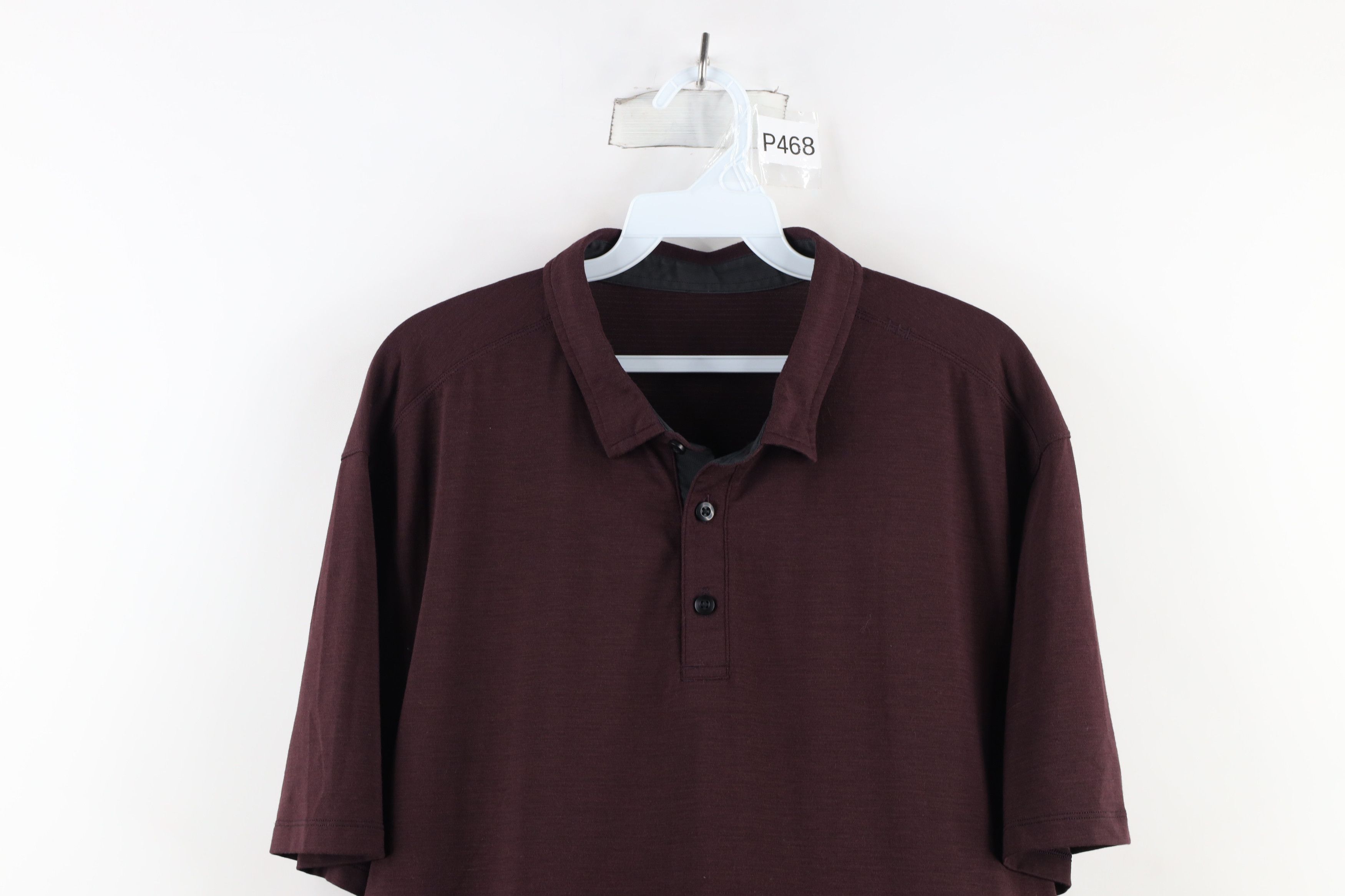 Lululemon × Vintage Lululemon Vent Tech Short Sleeve Collared Golf Polo Shirt Size US XL / EU 56 / 4 - 2 Thumbnail