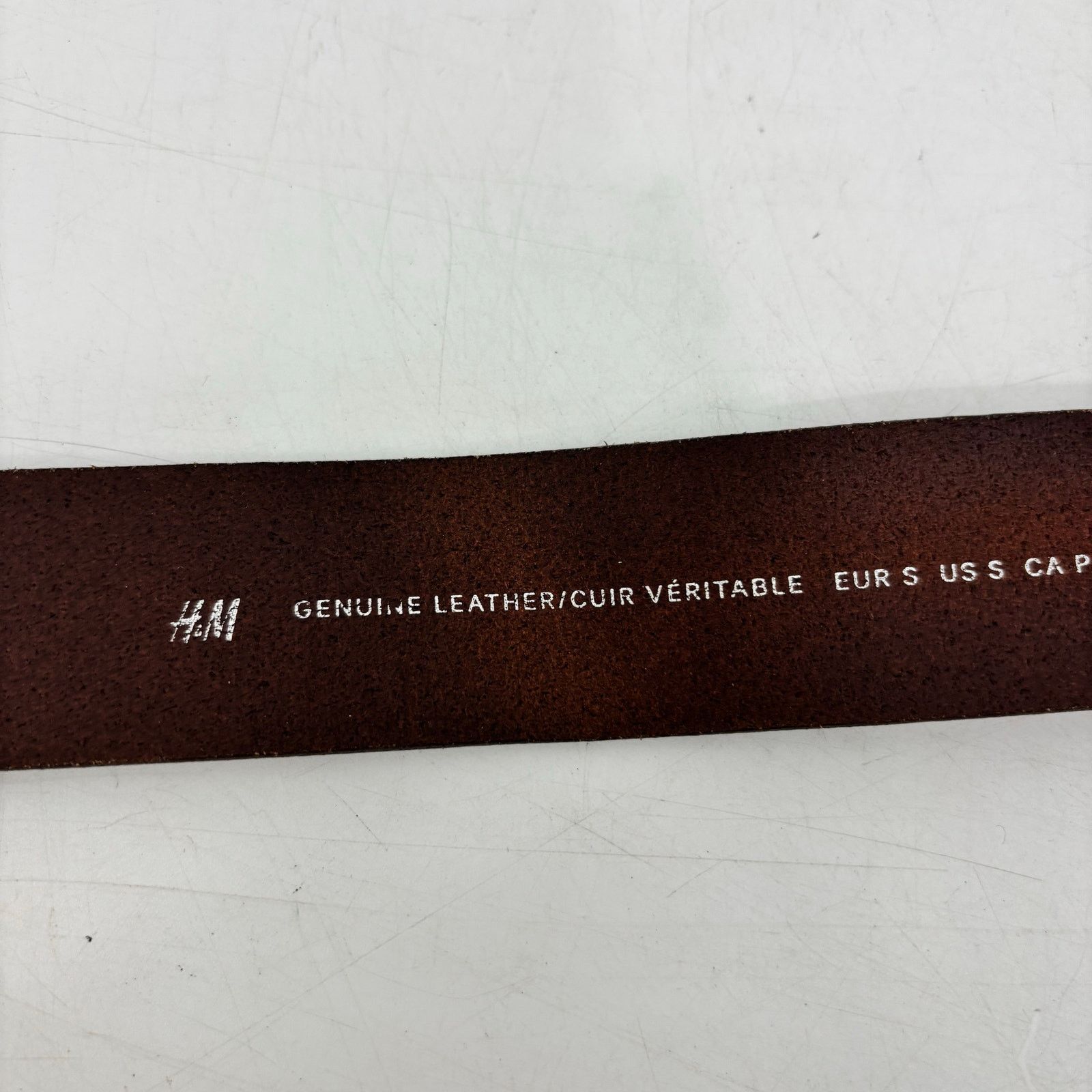 H&M H&M Brown Size Small Leather Belt Unisex Women Men Casual Size 32 - 2 Thumbnail