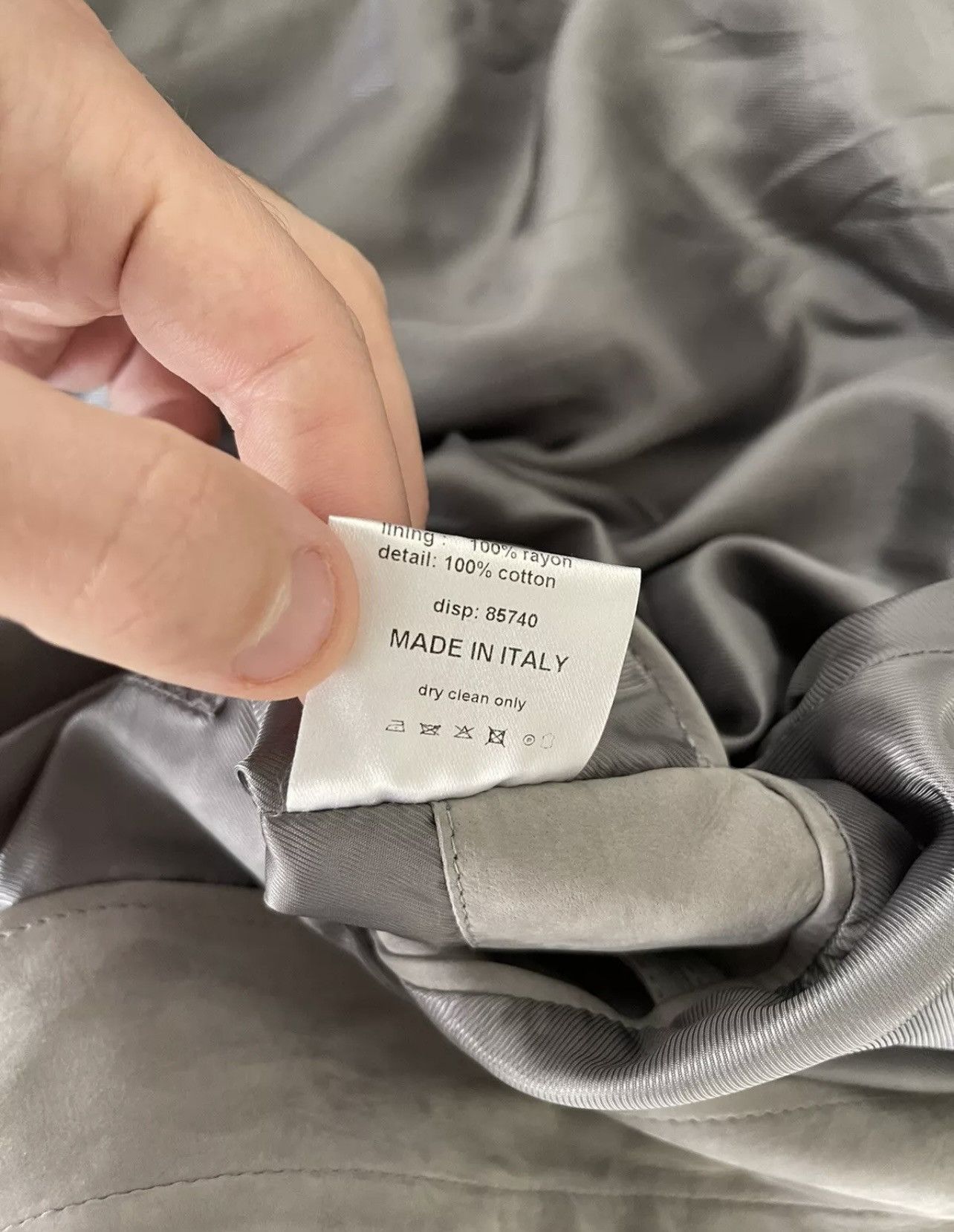 Brioni Brioni Leather Jacket Suede Gray Bomber size 52 $6700 Size US L / EU 52-54 / 3 - 8 Thumbnail