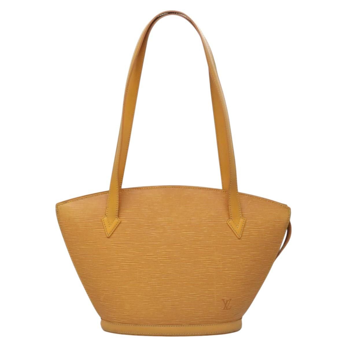 Louis Vuitton Saint Jacques Yellow Leather Shoulder Bag (Pre-Owned), Women's