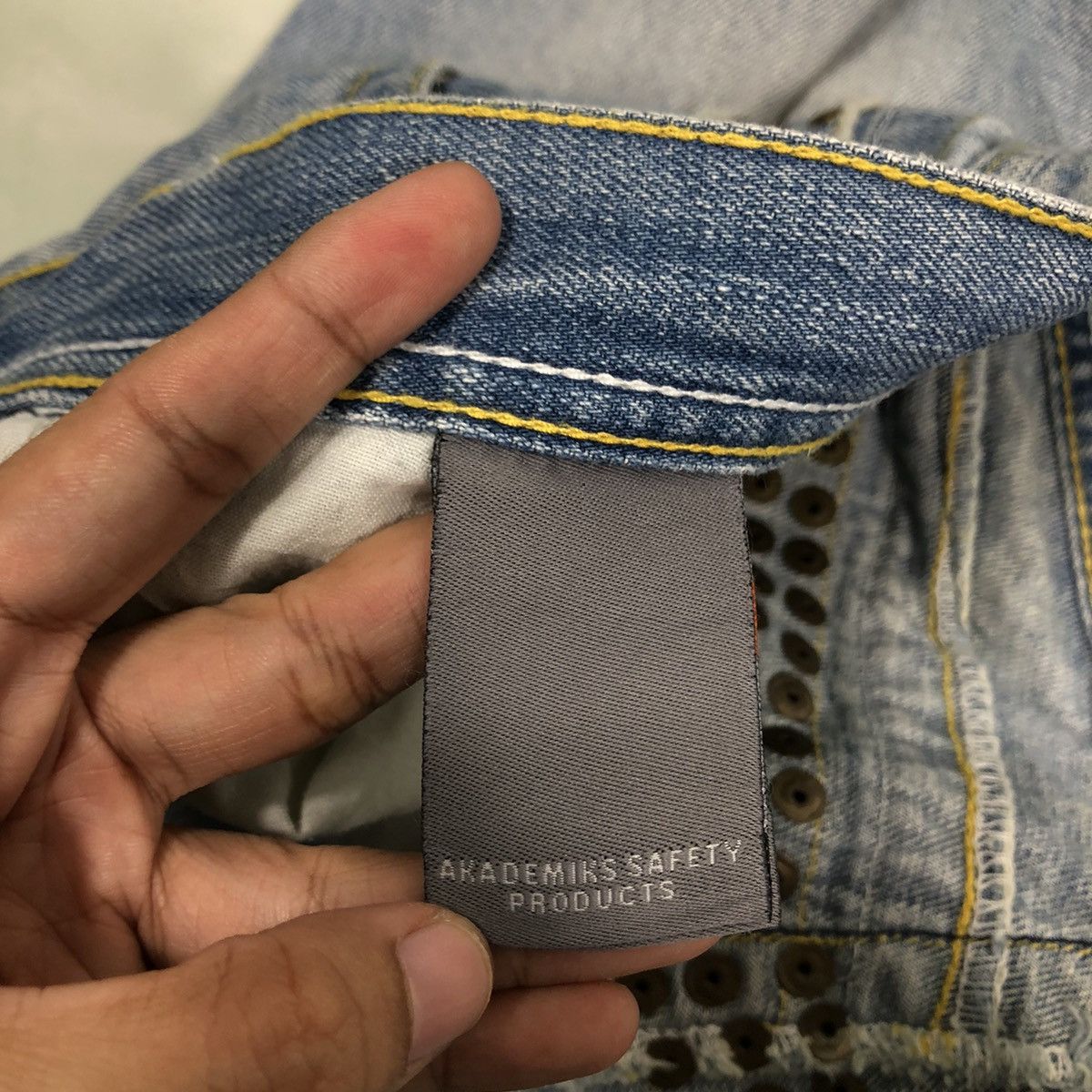 Hysteric Glamour 🔥Rare Punk Design Distressed Denim Jeans Japan Made Size US 32 / EU 48 - 18 Thumbnail