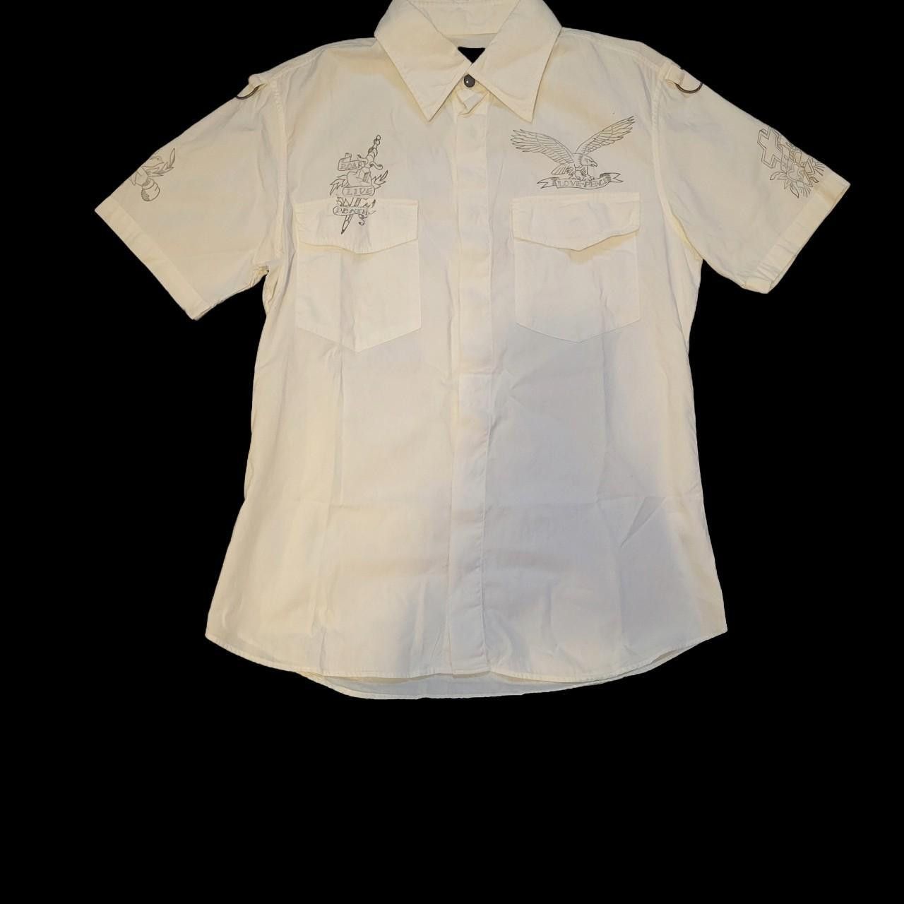 Hysteric Glamour × roarguns Roarguns Embroidered Poem Button Up Shirt Size US M / EU 48-50 / 2 - 1 Thumbnail