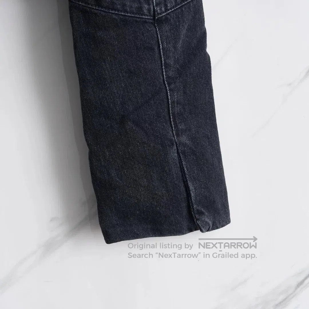 Ben Taverniti Unravel Project Unravel Project Asymmetrical Black Denim Jacket. Size M / US 6-8 / IT 42-44 - 5 Thumbnail