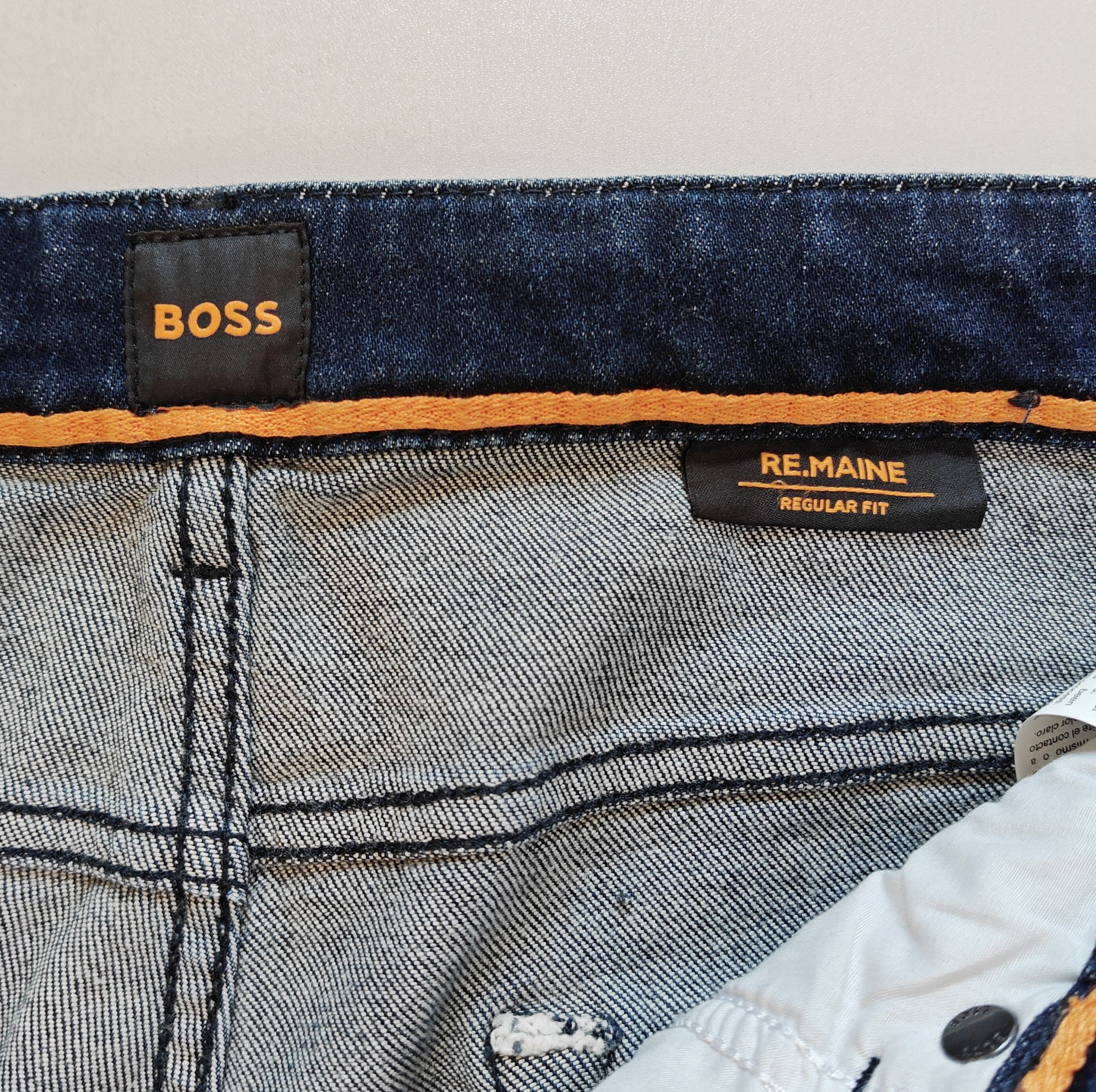 Hugo Boss HUGO BOSS RE.MAINE Regular fit Jeans Free Shipping T/6128 Size US 35 - 9 Thumbnail
