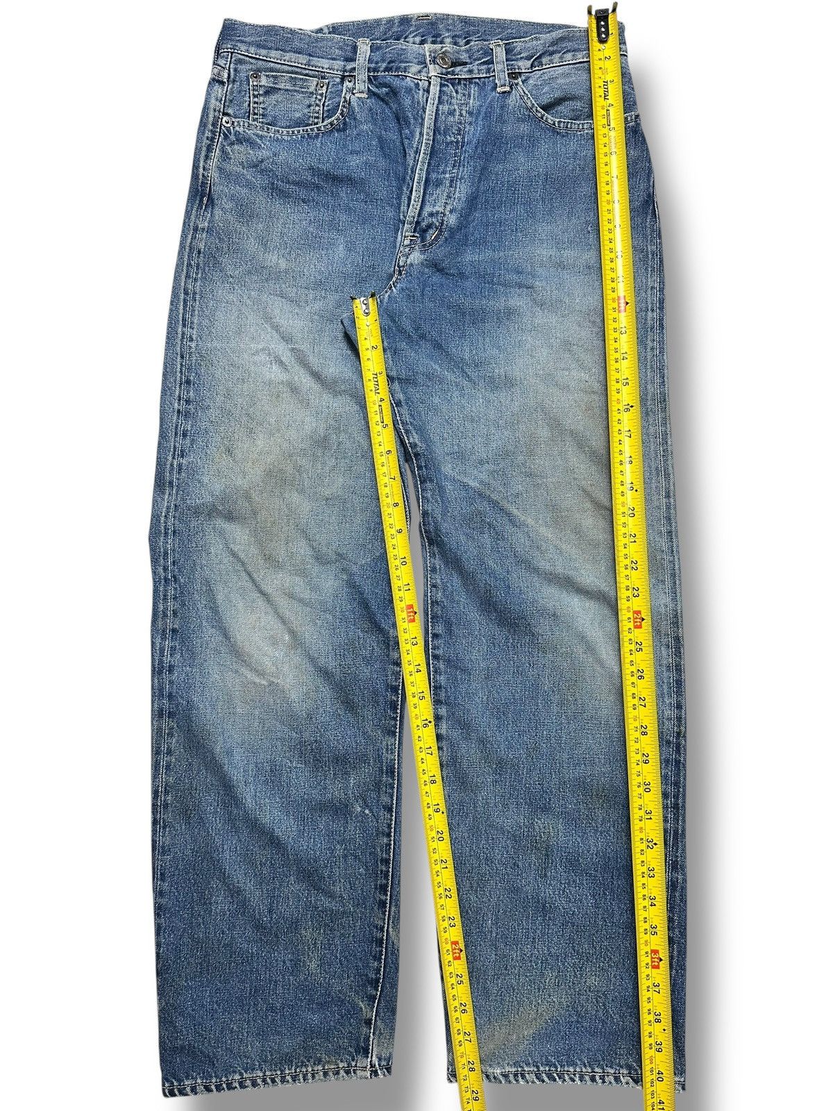 Spellbound Spellbound x Domingo Selvedge Distressed Denim Faded Jeans Size US 32 / EU 48 - 20 Thumbnail