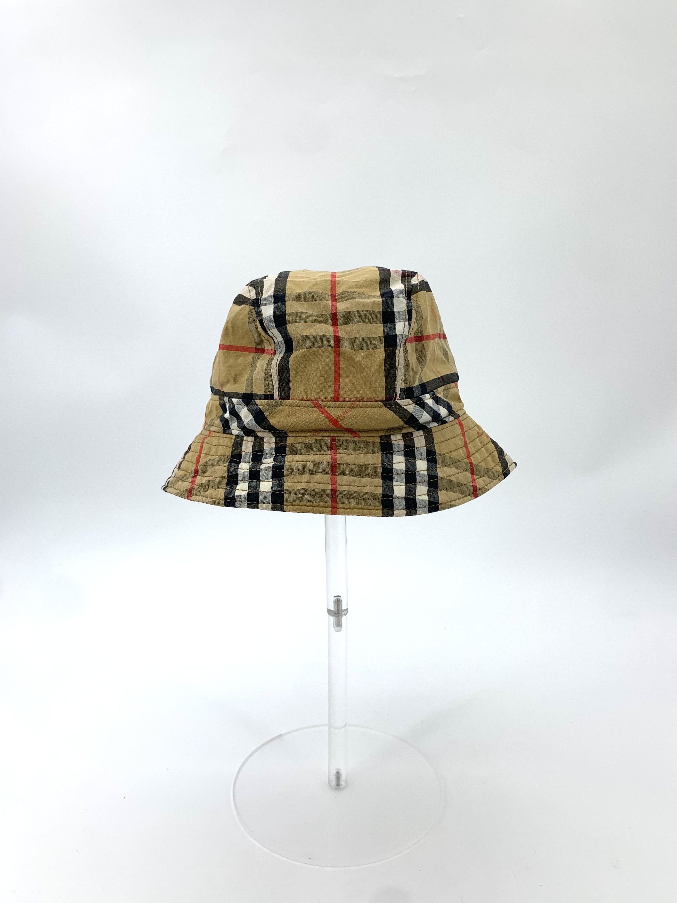 Burberry Burberry Hat – Brown Check Cotton Bucket Hat (Size S, 55cm) Size ONE SIZE - 8 Thumbnail