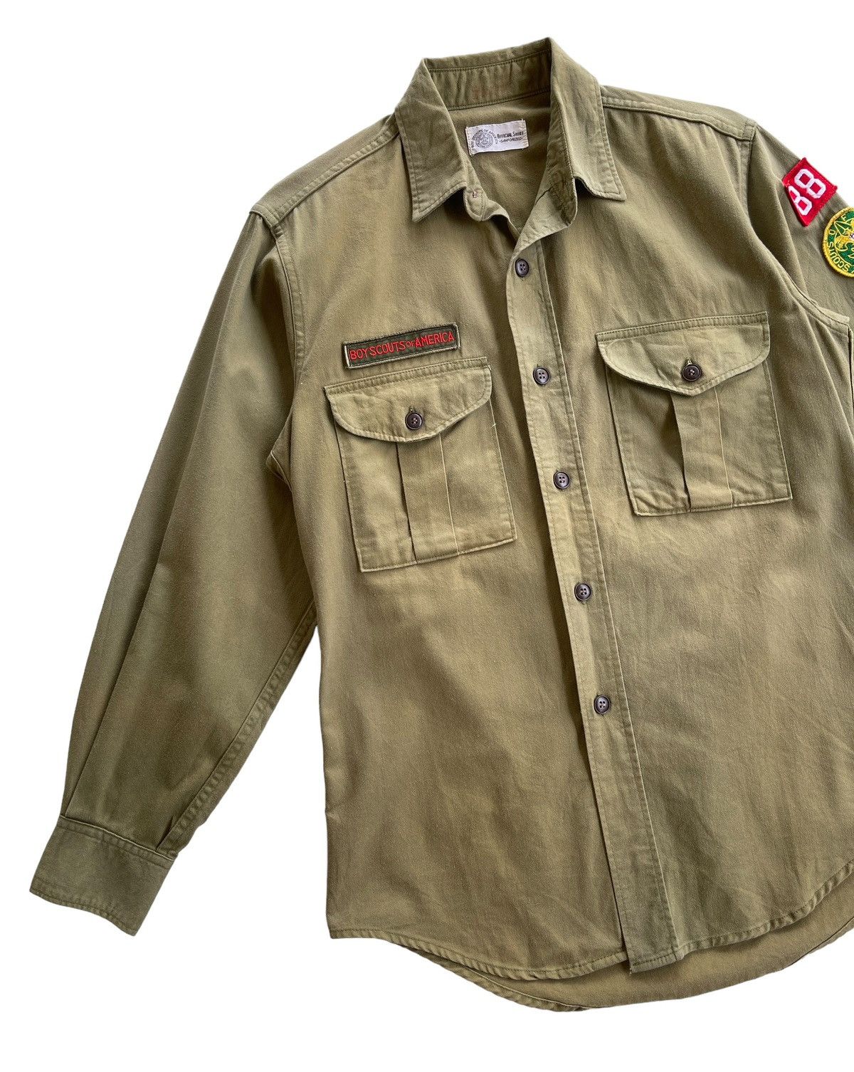 Vintage Vintage 60s Boy Scouts America Official Sanforized Shirt Size US S / EU 44-46 / 1 - 4 Thumbnail