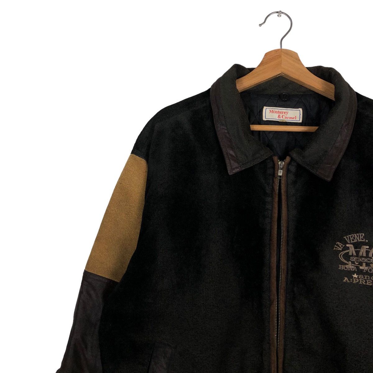 Japanese Brand 🔥Vintage Bomber Jacket Monterey & Carmel Big Logo Cartoon Size US L / EU 52-54 / 3 - 7 Thumbnail