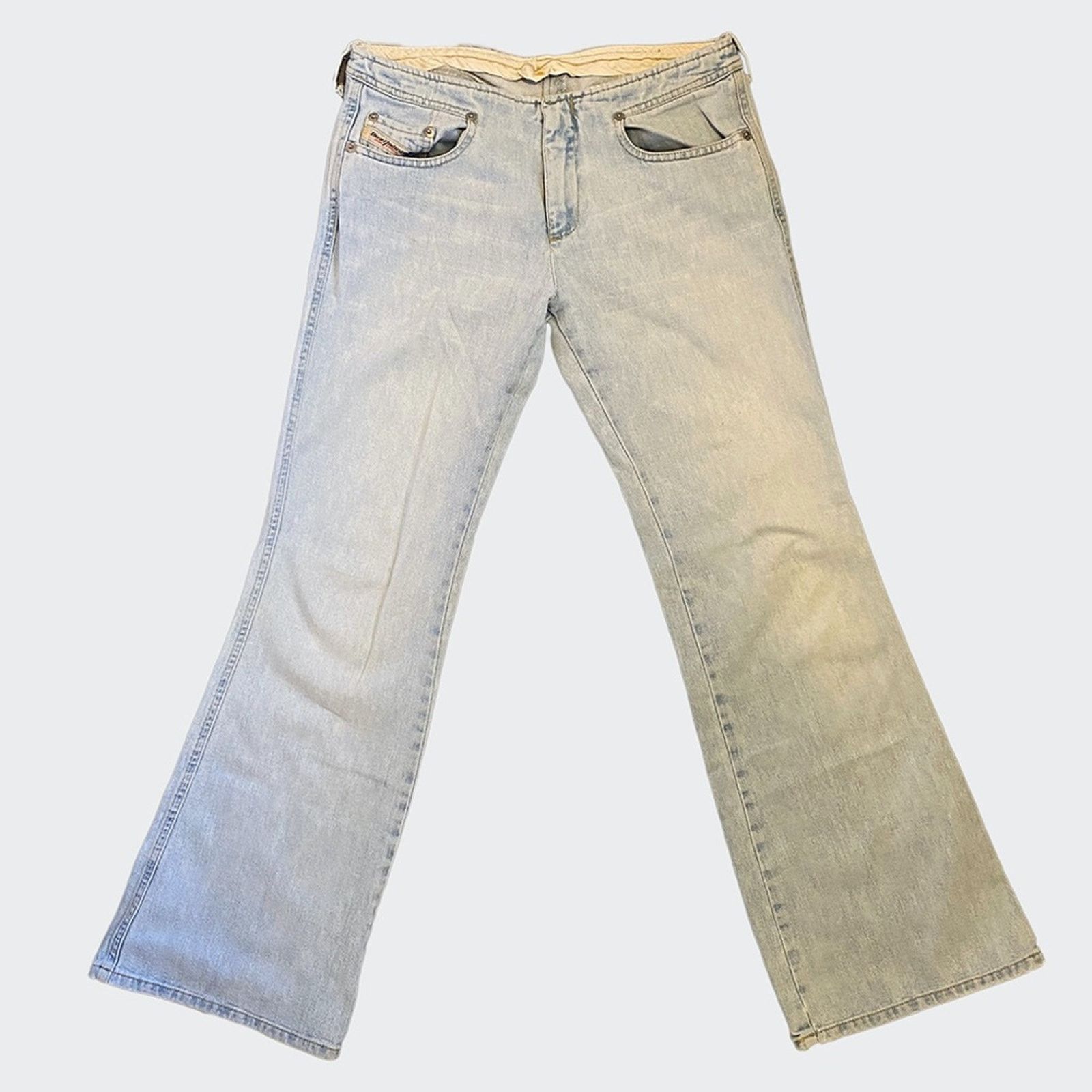 Diesel ARCHIVE Y2K Diesel Ultra Low Rise Jeans Made in Italy 28 Size 28" / US 6 / IT 42 - 4 Thumbnail
