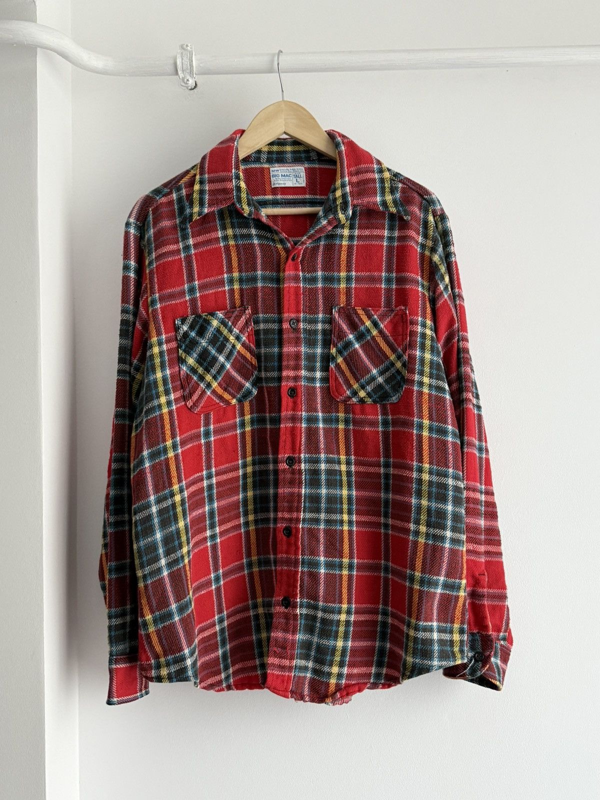 Big Mac Vintage 70s Big Mac JC Penney Flannel Shirt Size US L / EU 52-54 / 3 - 1 Thumbnail