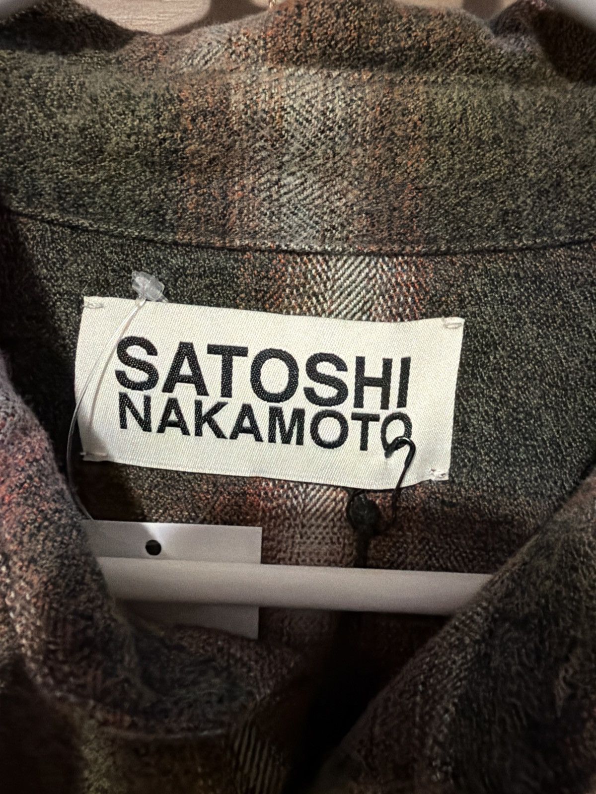 Satoshi Nakamoto Satoshi Nakamoto “Patchwork Flannel” Button Up Size XL Size US XL / EU 56 / 4 - 10 Thumbnail