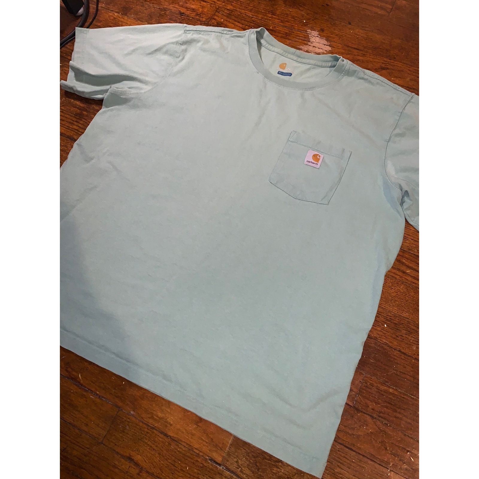 Carhartt Carhartt Pocket T Shirt 2XL Green Relaxed Fit Workwear Tee Size US XXL / EU 58 / 5 - 2 Thumbnail