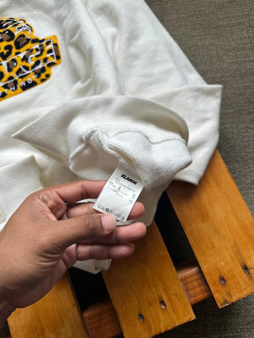 Japanese Brand × Xlarge XLARGE LEOPARD LOGO CARPET SWEATSHIRT Size US L / EU 52-54 / 3 - 5 Thumbnail