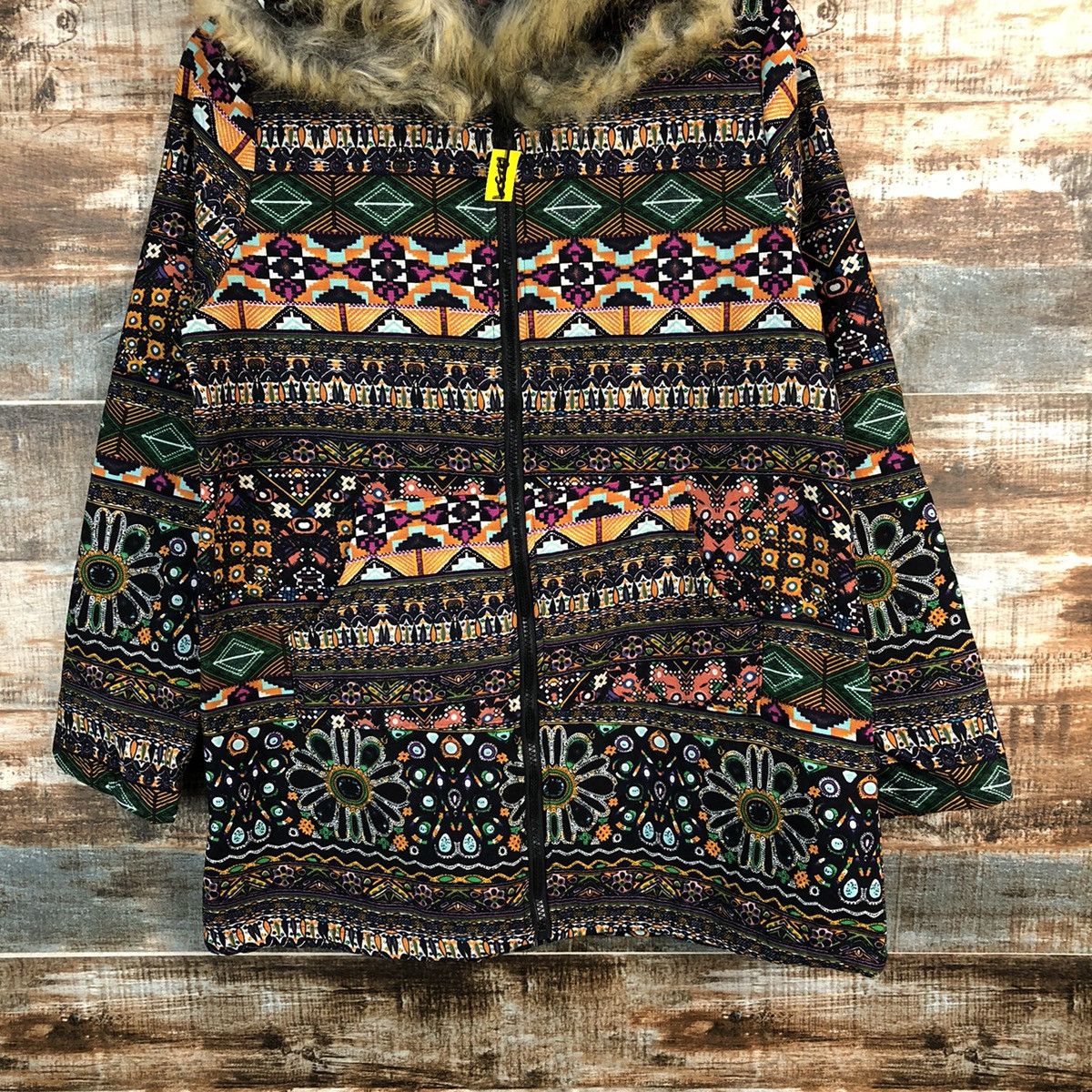 Japanese Brand Japan fur art navajo sweater Hoodie #A2329 Size US M / EU 48-50 / 2 - 3 Thumbnail
