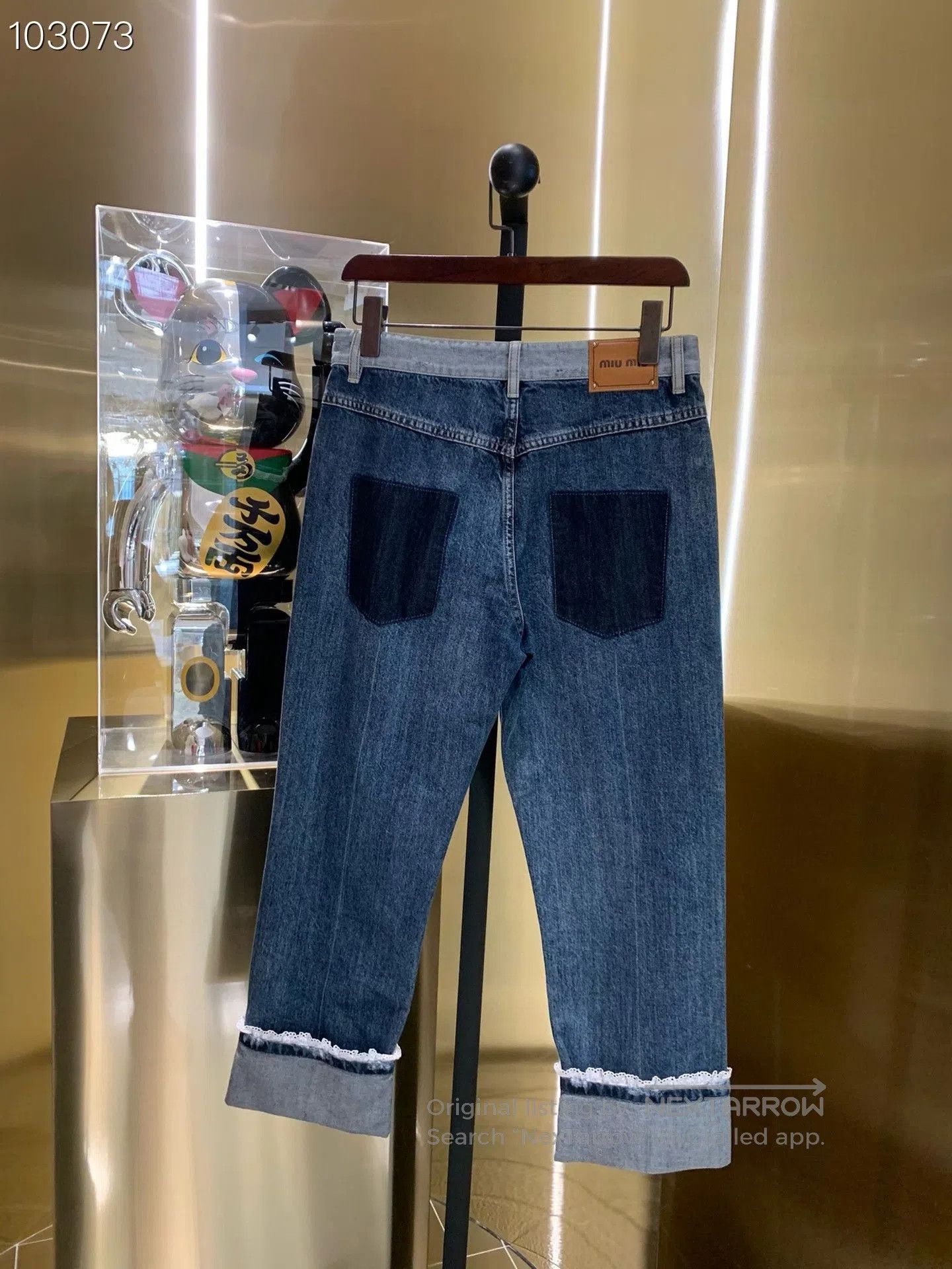 Miu Miu Miu Miu Wide. Size 25" / US 0 / IT 36 - 2 Thumbnail
