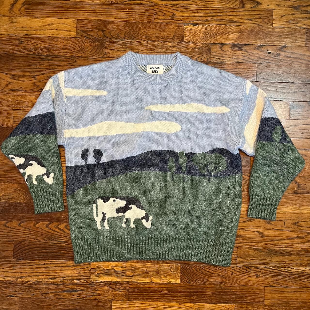 Other Aelfric Eden Cow Print Sweater Size US S / EU 44-46 / 1 - 1 Thumbnail