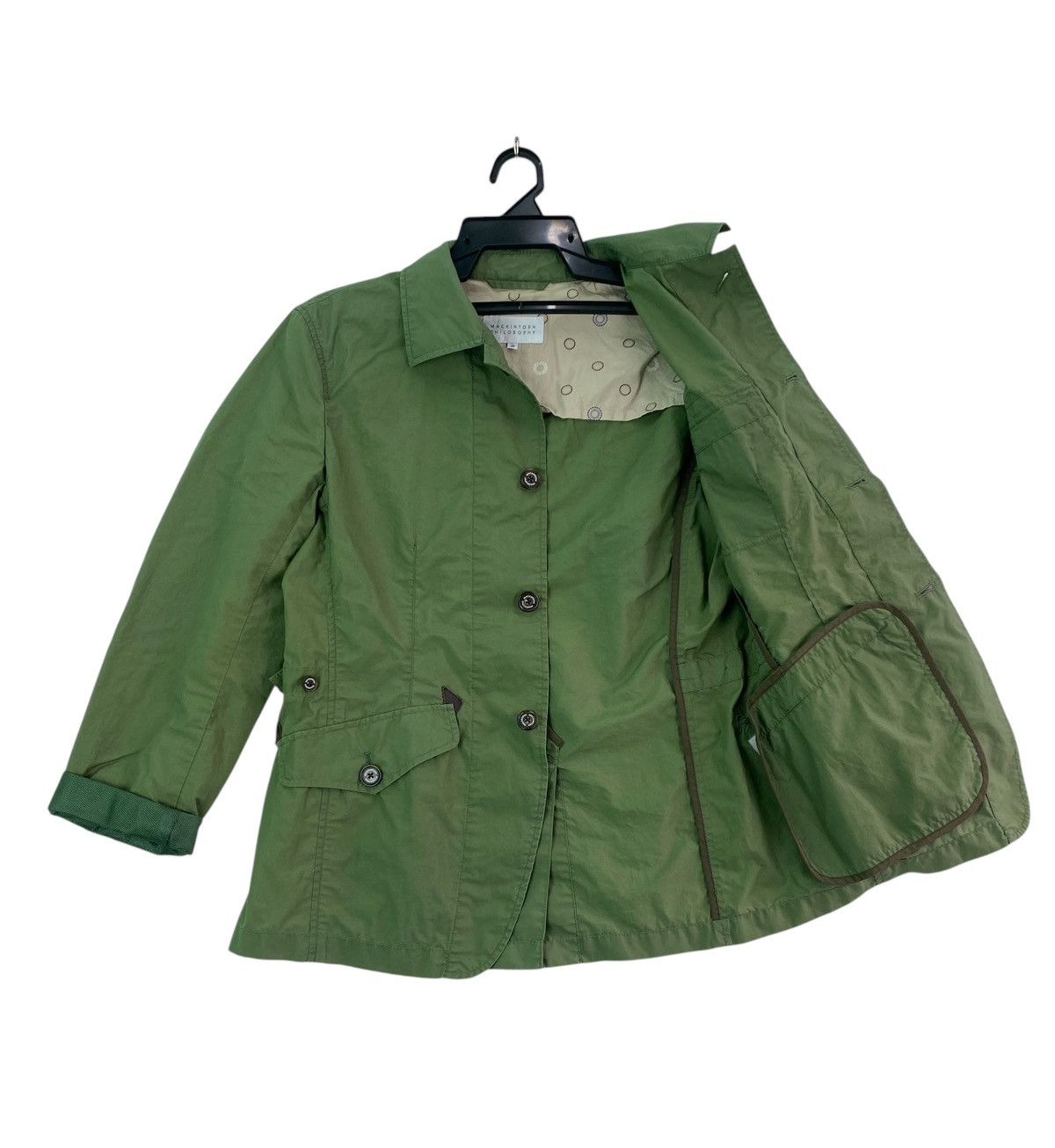 Mackintosh × Vintage Mackintosh Philosophy military olive green jacket Size XS / US 0-2 / IT 36-38 - 3 Thumbnail