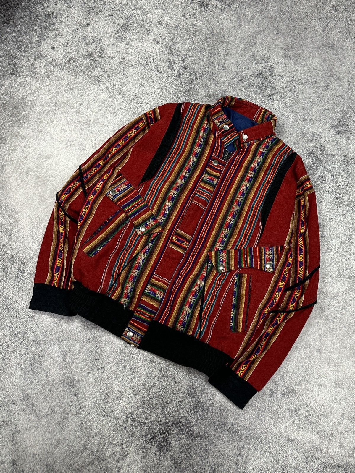 Other Y2K Casual Bombers Jacket Streetwear Rare 90s USA Style M Size US M / EU 48-50 / 2 - 1 Thumbnail