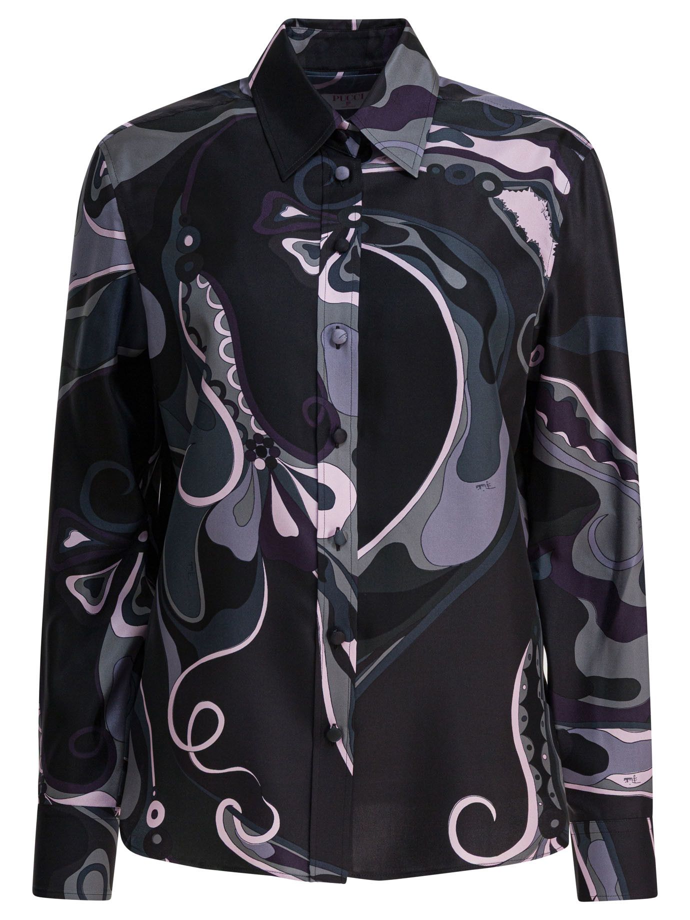 Pucci Silk Shirt tag size 42 Women - USA Duties Paid