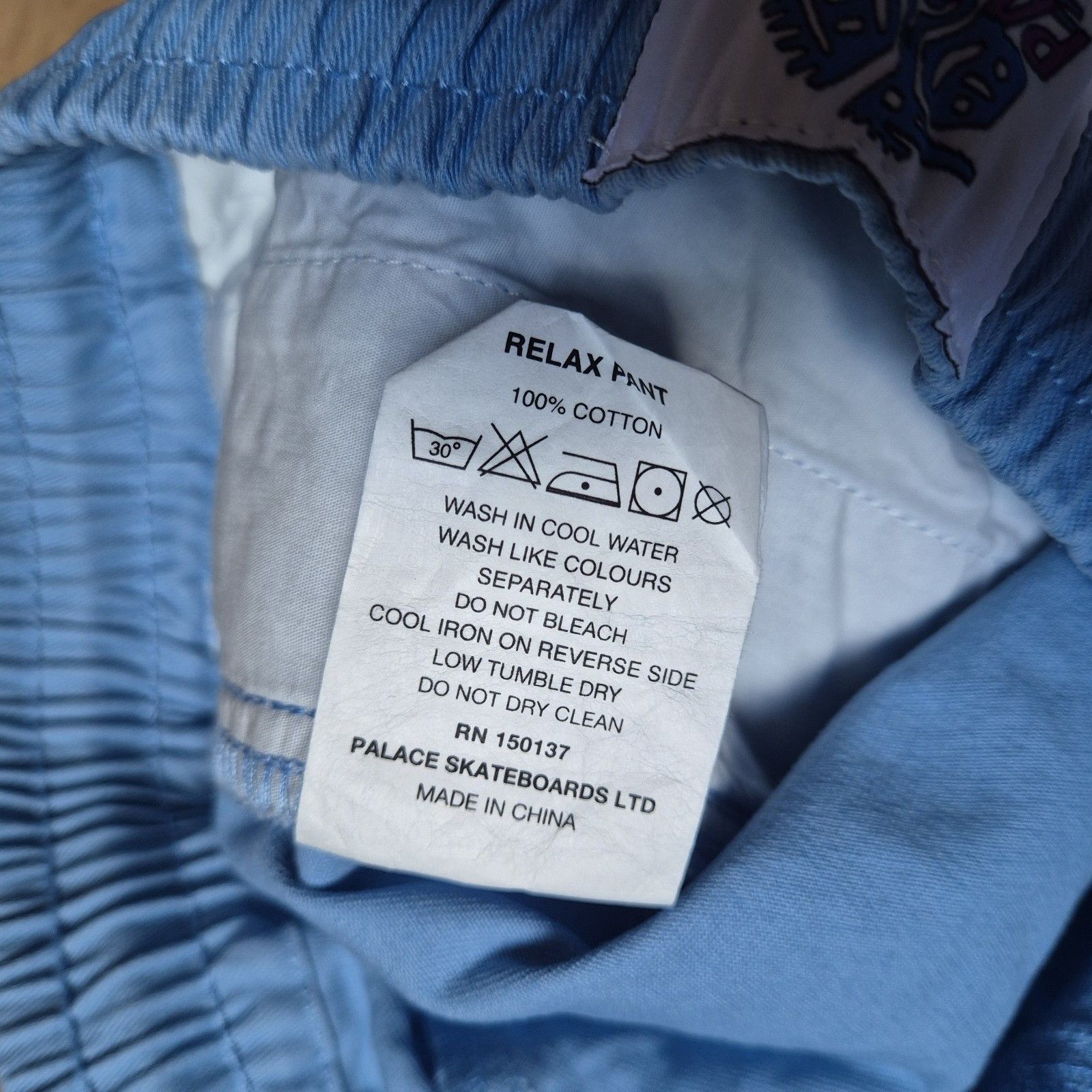 Palace Palace Relax Pant Blue Large Brand New FW22 Size US 34 / EU 50 - 6 Thumbnail