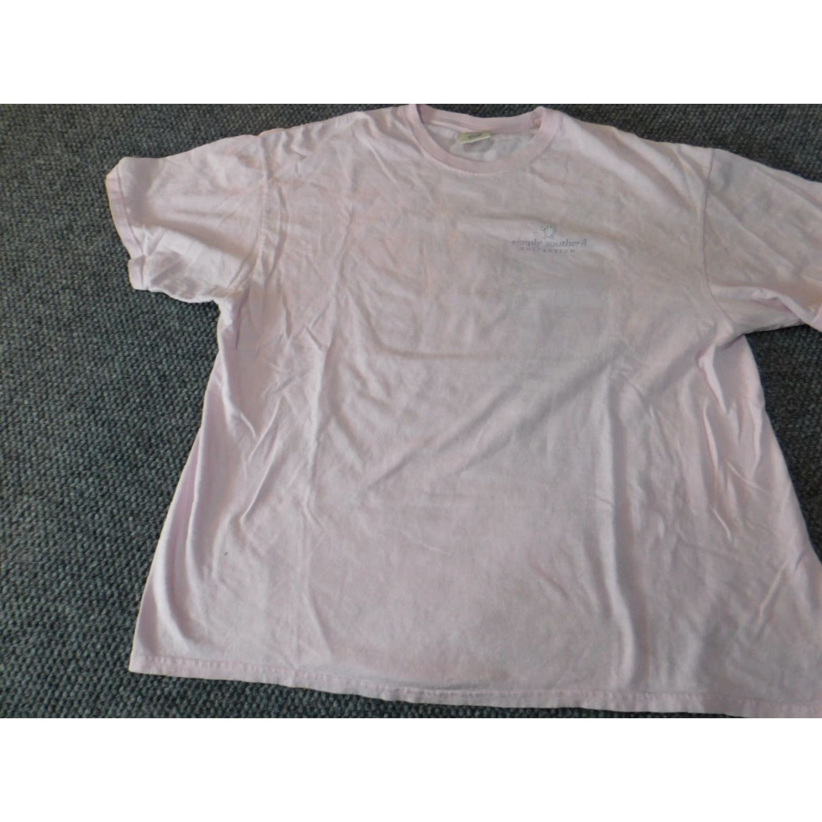 Pinko Simply Southern Shirt Mens XL Pink Graphic Crew Neck Short Sleeve Cotton Logo Regular Size US XL / EU 56 / 4 - 3 Thumbnail